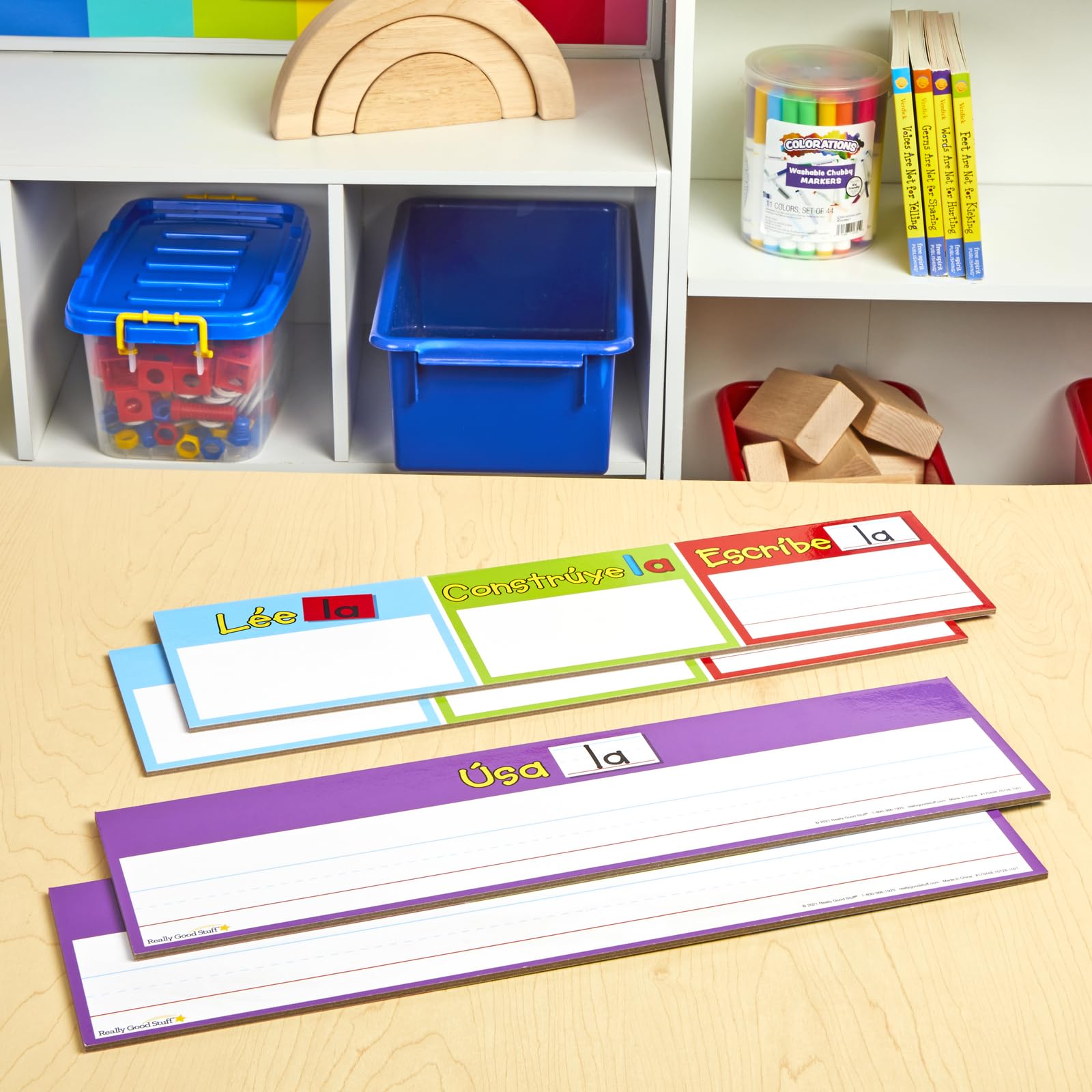 Really Good Stuff Read, Build & Write Spanish High-Frequency Words Kit - Master Spanish Vocabulary for Kids | Perfect for Homeschooling & Classroom Learning