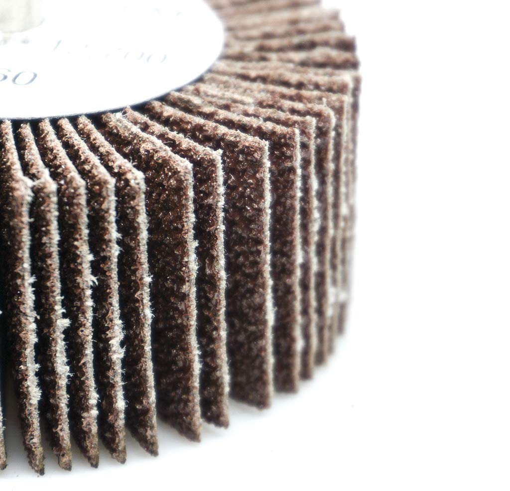 Benchmark Abrasives 10-Pack 2-1/2 Inch Aluminum Oxide Flap Wheel with 1/4