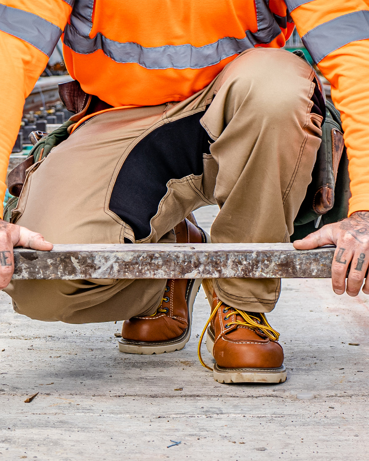 Men's Operator Flex Work Pants - Durable Tactical Pants for Construction, Hiking & Outdoor Activities | Comfortable Stretch Workwear for Professionals