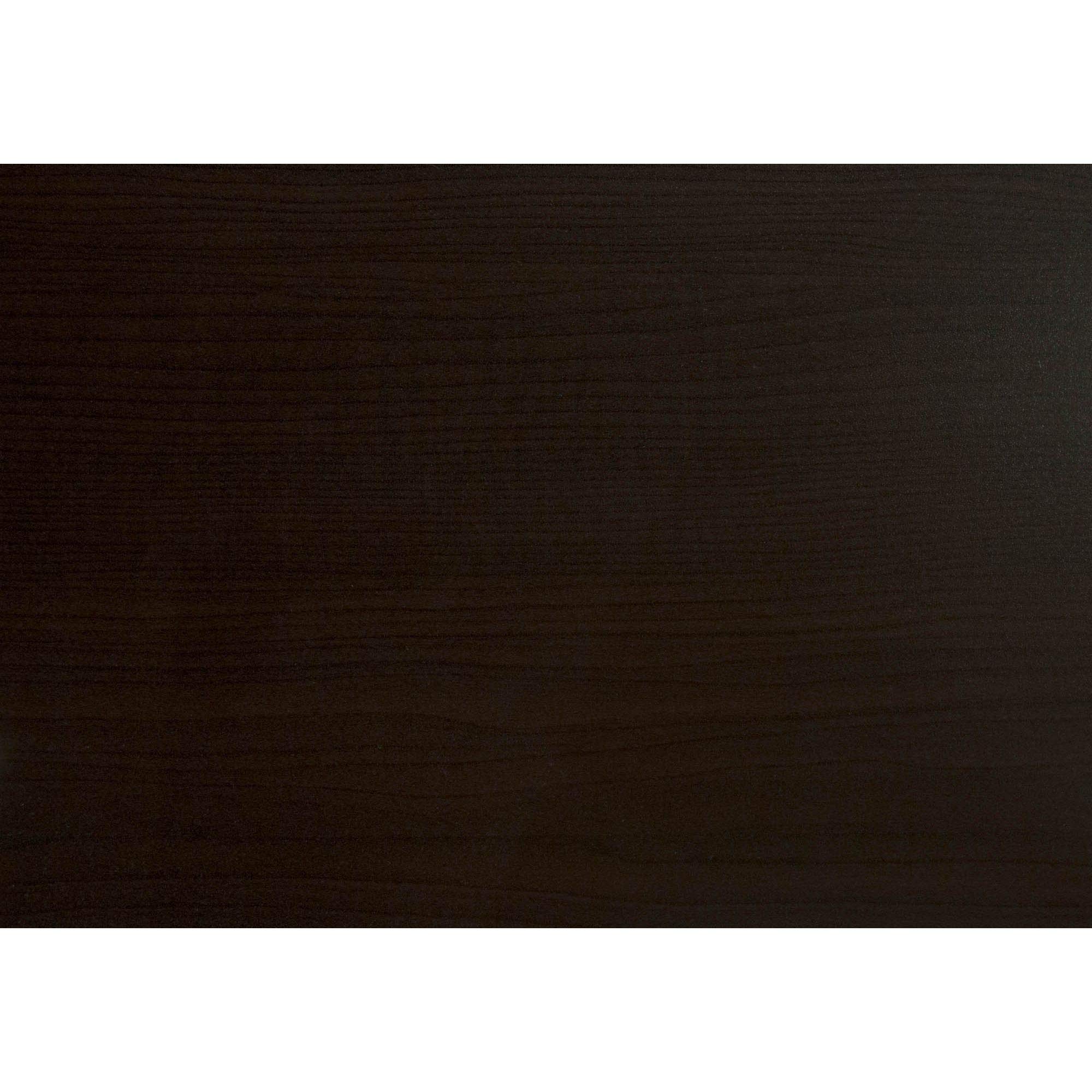 Offex 48 Inch Modern Computer Desk with Gold Metal Legs, Cappuccino Finish - Stylish Home Office Desk for Work & Study, Perfect for Small Spaces & Remote Work