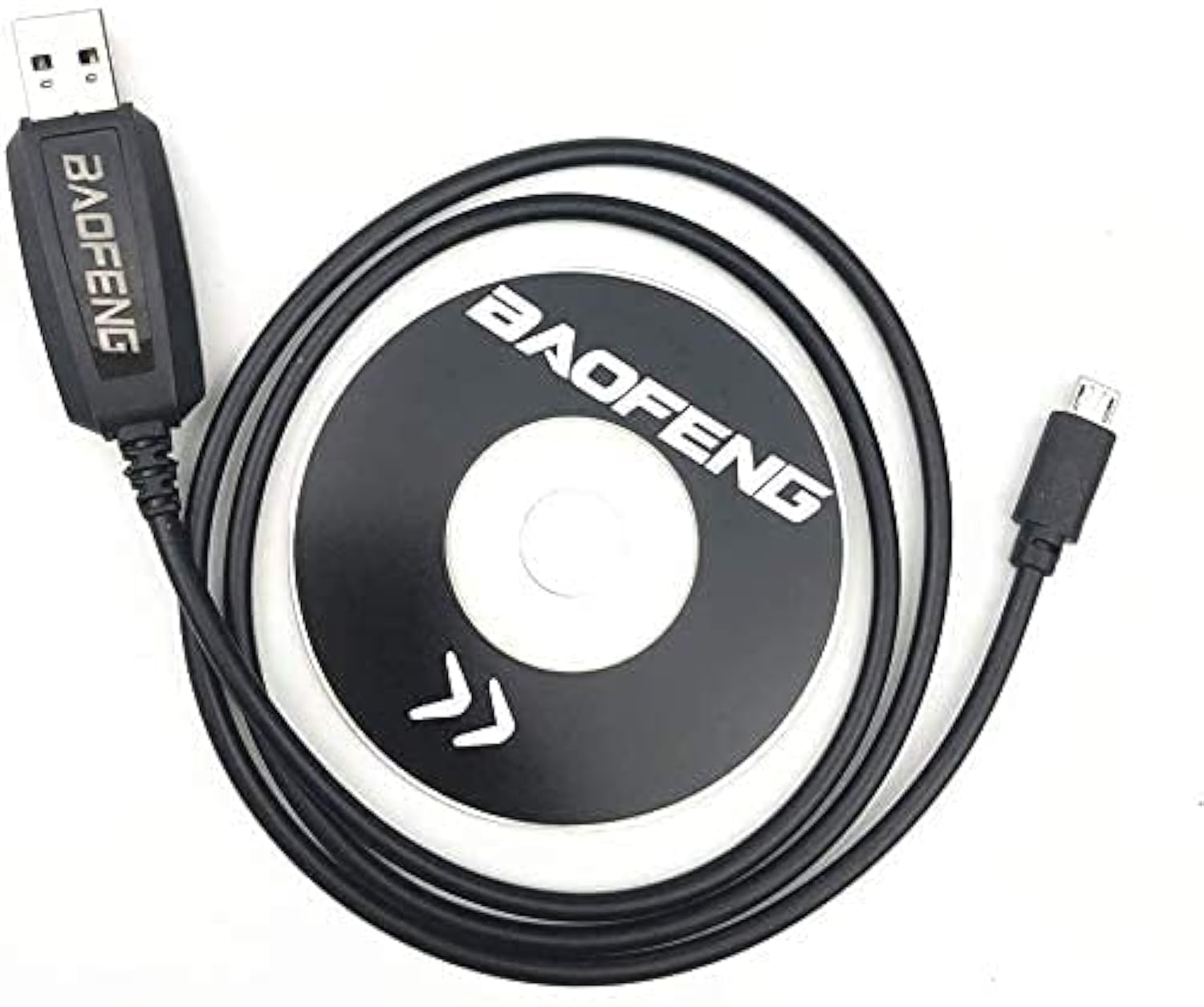 Baofeng BF-T1 Programming USB Cable - Replacement Mini Radio Walkie Talkie CD Firmware Cable - Compatible with Two Way Radios - Perfect for Programming, Firmware Updates & Radio Accessories