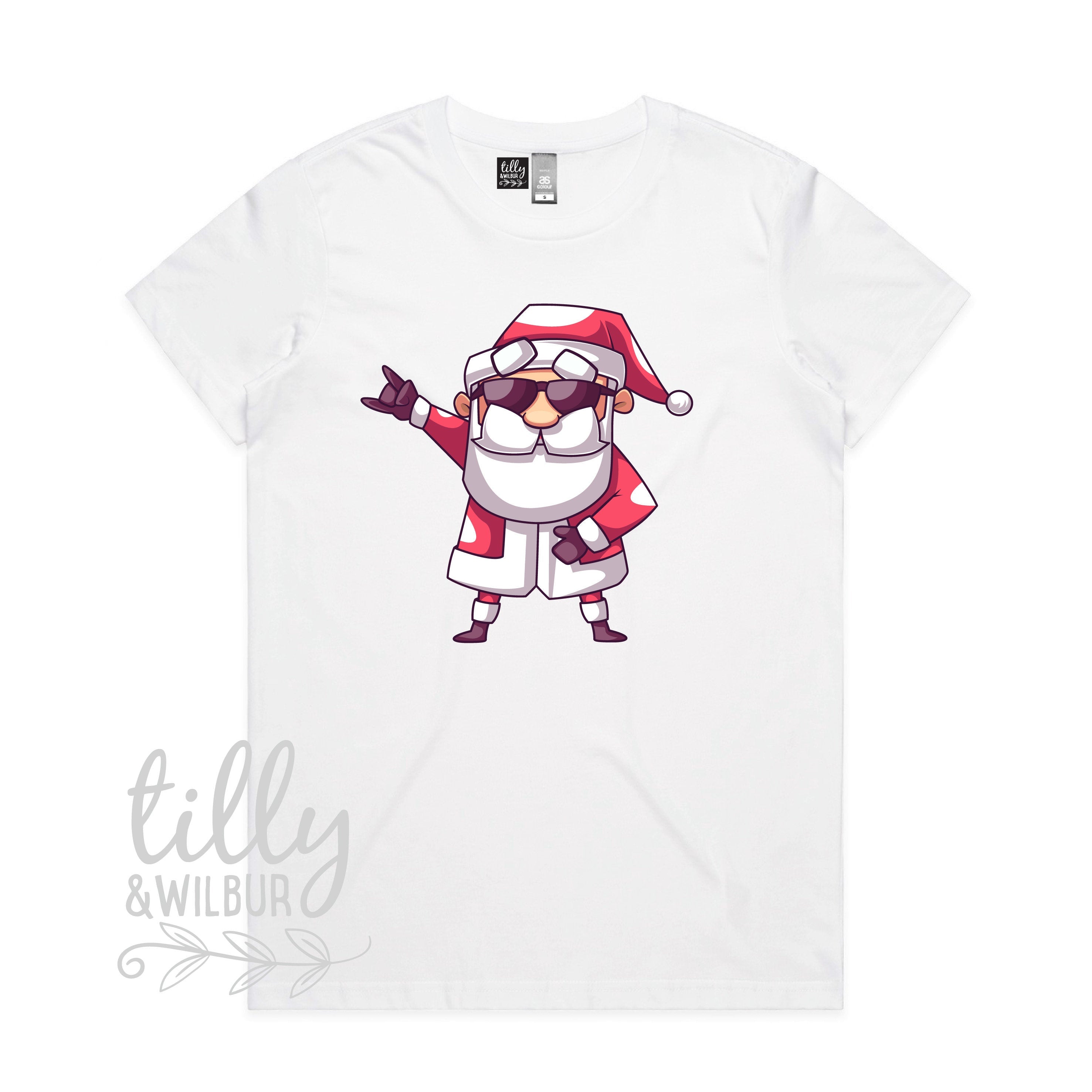 Santa T-Shirt - Festive Christmas Holiday Shirt for Men & Women - Multiple Colors Available - Perfect for Xmas Parties, Family Gatherings & Holiday Photos