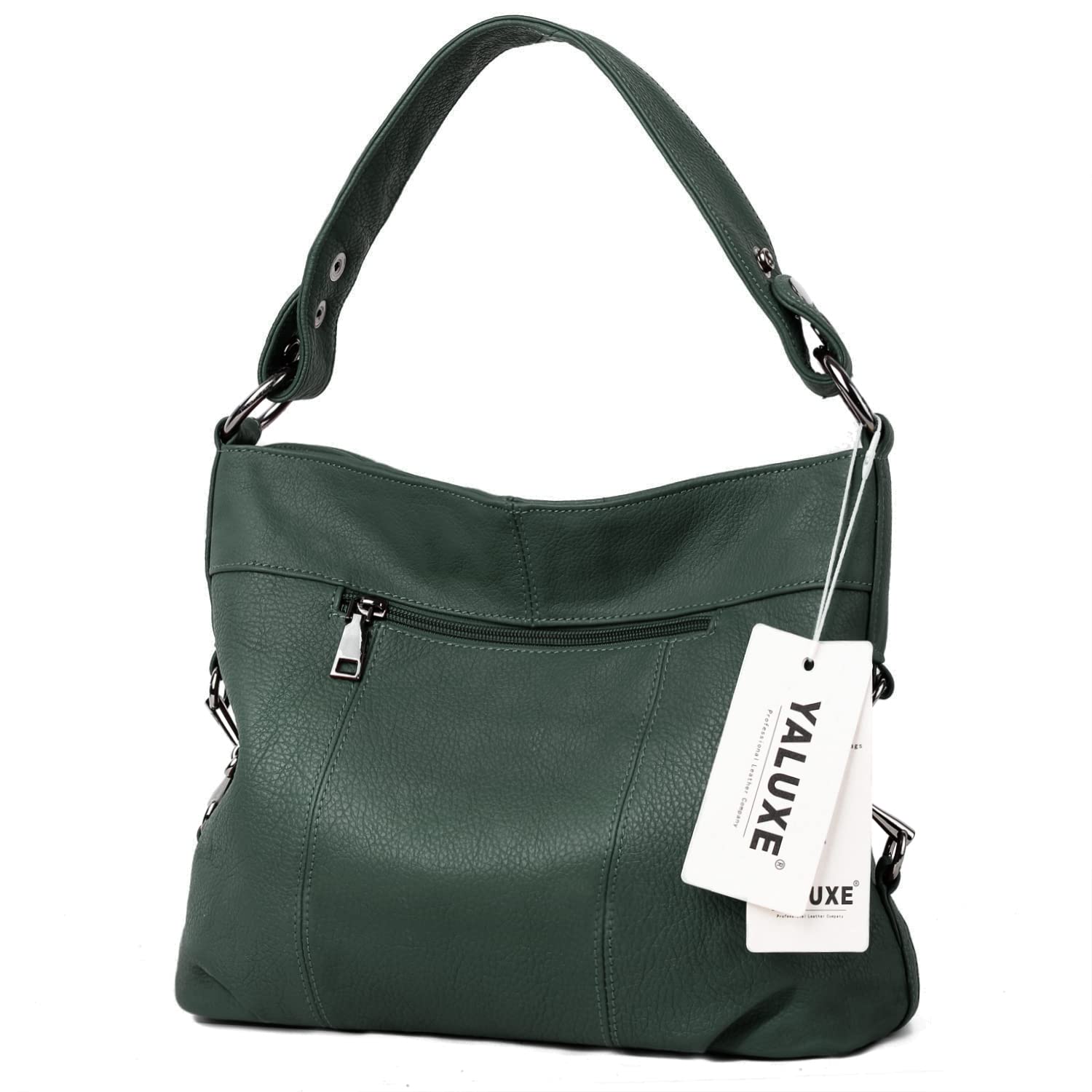 YALUXE Genuine Leather Shoulder Bag for Women - Stylish Crossbody Purse for Work & Travel