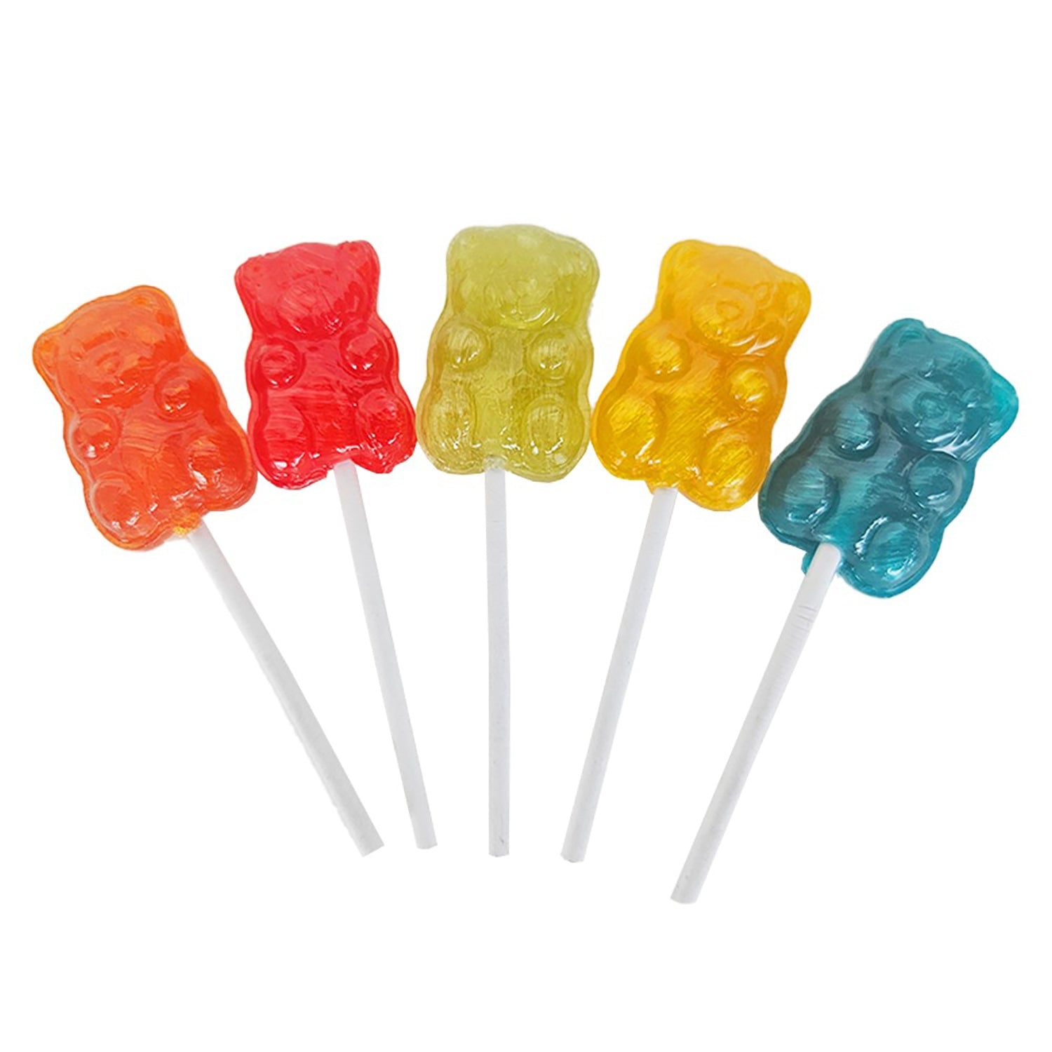 Azteca Teddy Bears Pop - 30 Count Bag of Soft & Chewy Marshmallow Candy | Perfect for Birthday Parties, Halloween Treats & Gift Baskets