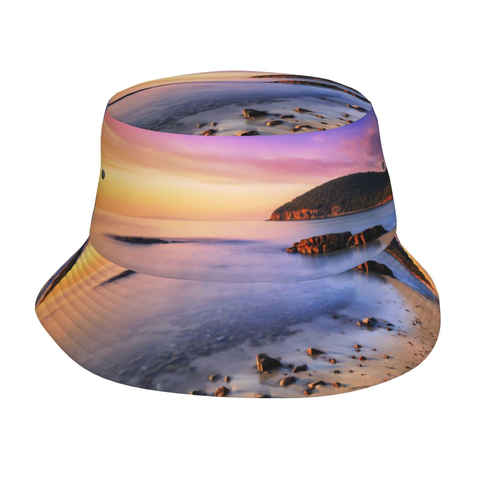 Japan Mount Fuji Landscape Bucket Hat for Men & Women - UV Protection Sun Hat, Outdoor Summer Travel, Hiking & Beach Cap - Perfect for Travel, Camping, and Beach Vacations