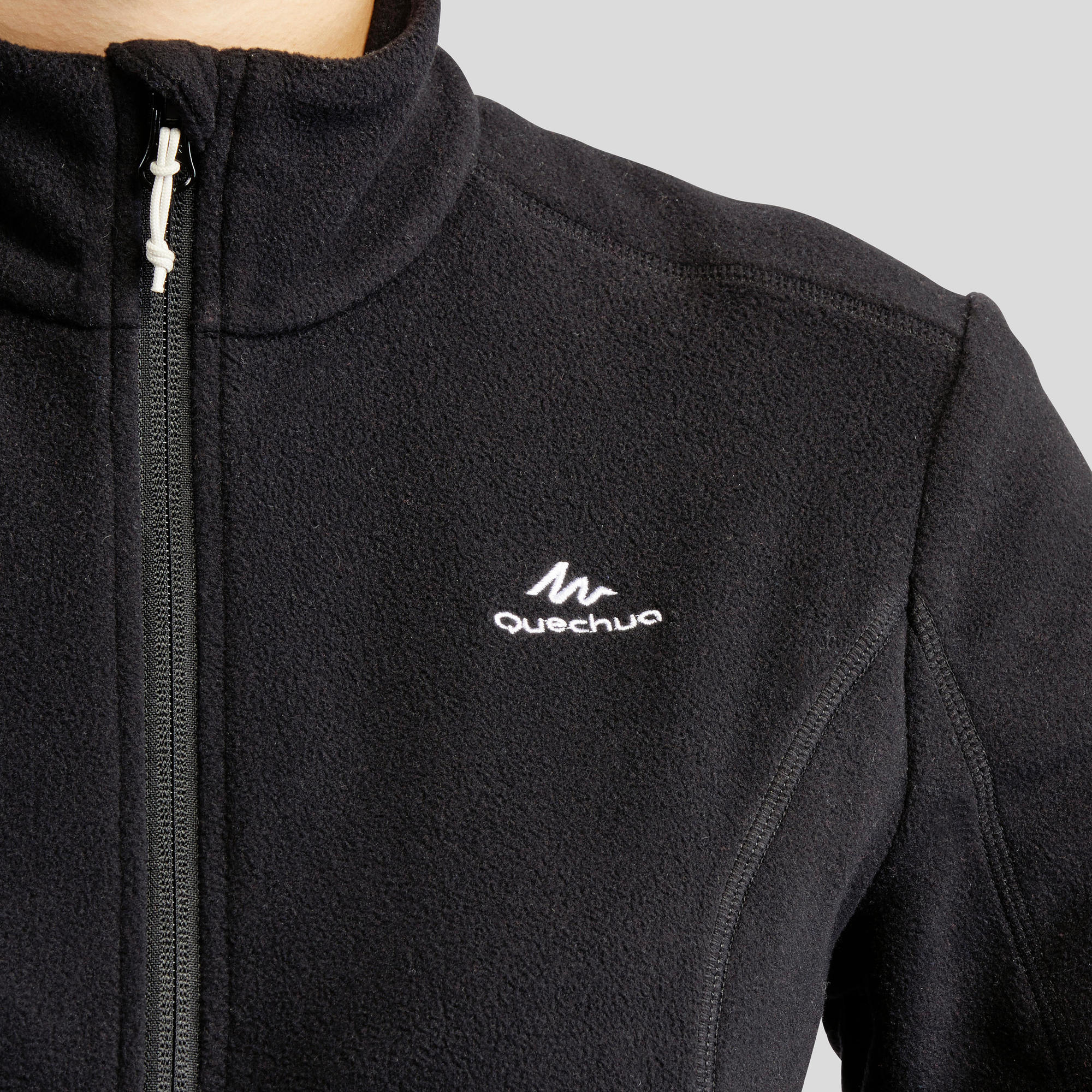 Quechua Women's MH120 Fleece Jacket - Warm Winter Outdoor Jacket for Hiking, Camping & Casual Wear