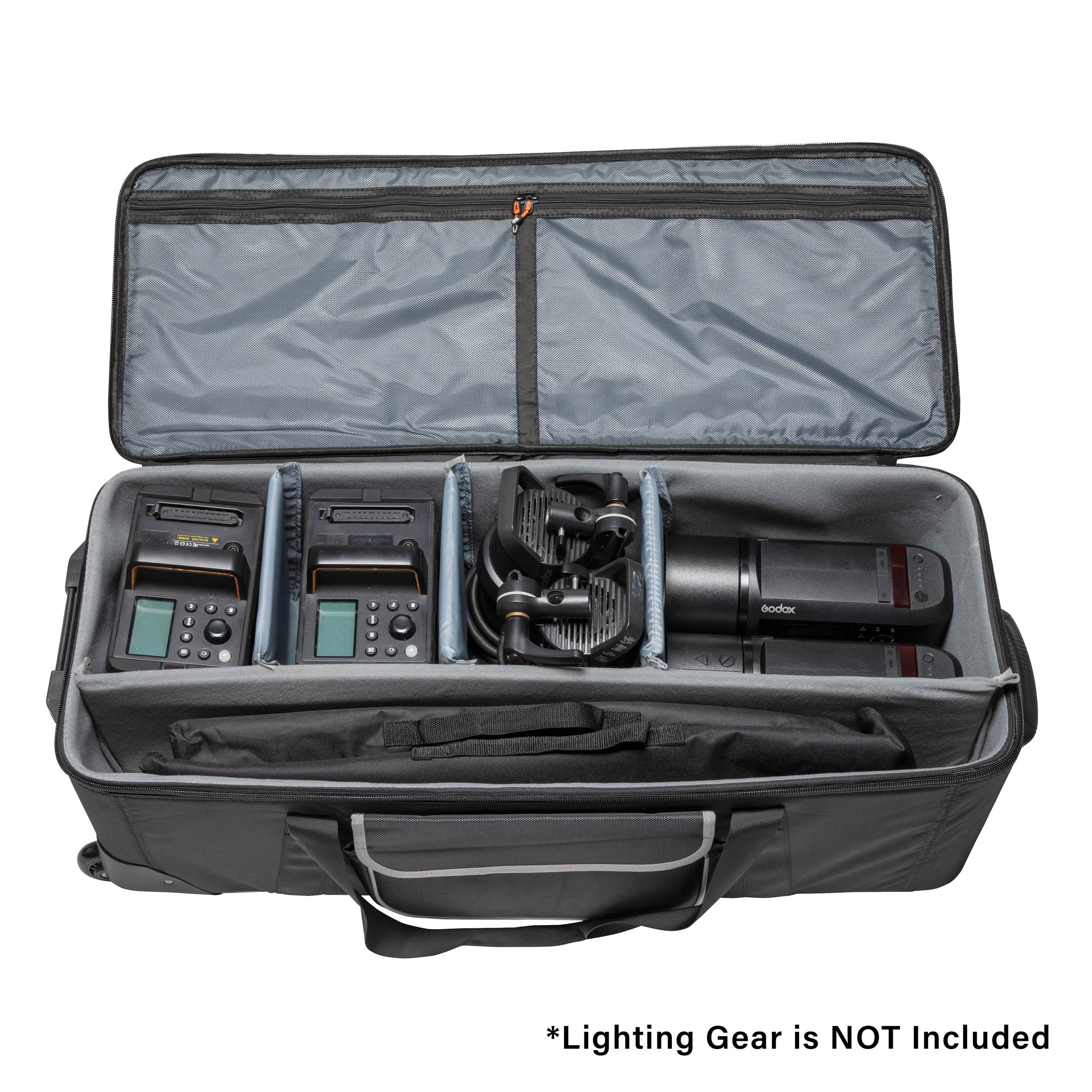 CB06 Professional Studio Lighting Roller Case - 40 x 16.2 x 12 Inches (101 x 41.3 x 30.5 cm) Durable Equipment Transport Bag for Photography & Videography Gear - Perfect for On-Location Shoots & Studio Storage