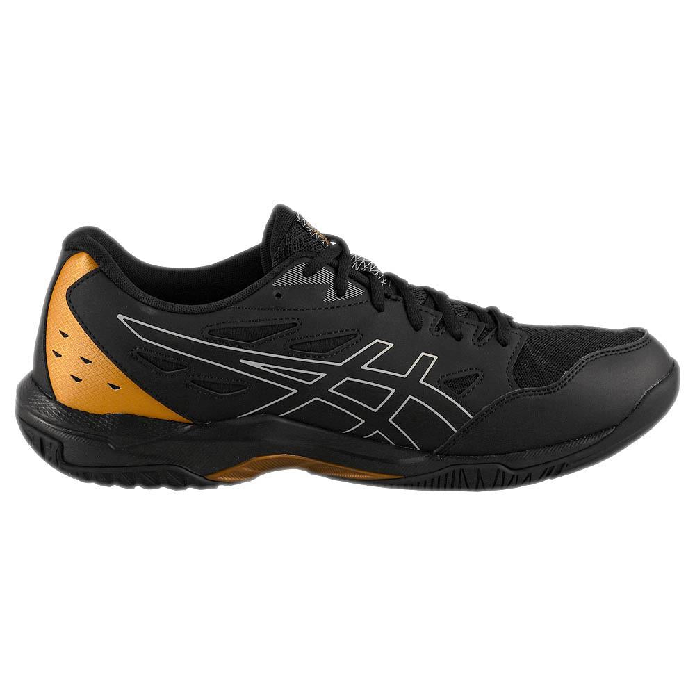 ASICS Men's Gel Rocket 11 Volleyball Shoes - Wide 2E Width - Black/Piedmont Grey - Indoor Court Sports & Gym Training Shoes