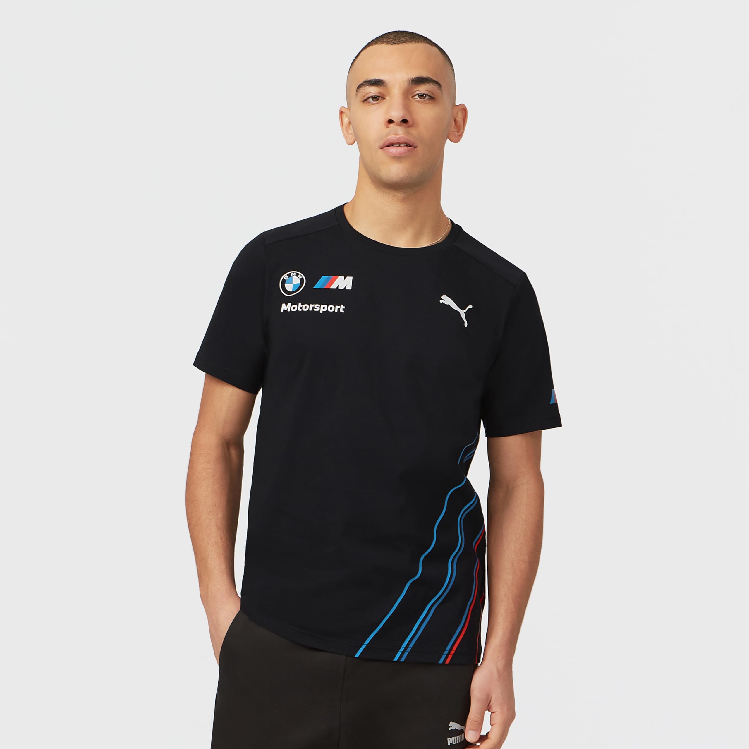 BMW Motorsports Men's Team T-Shirt - Official Licensed Cotton Tee for Racing Fans & Car Enthusiasts - Perfect for Casual Wear, Car Shows & Motorsport Events