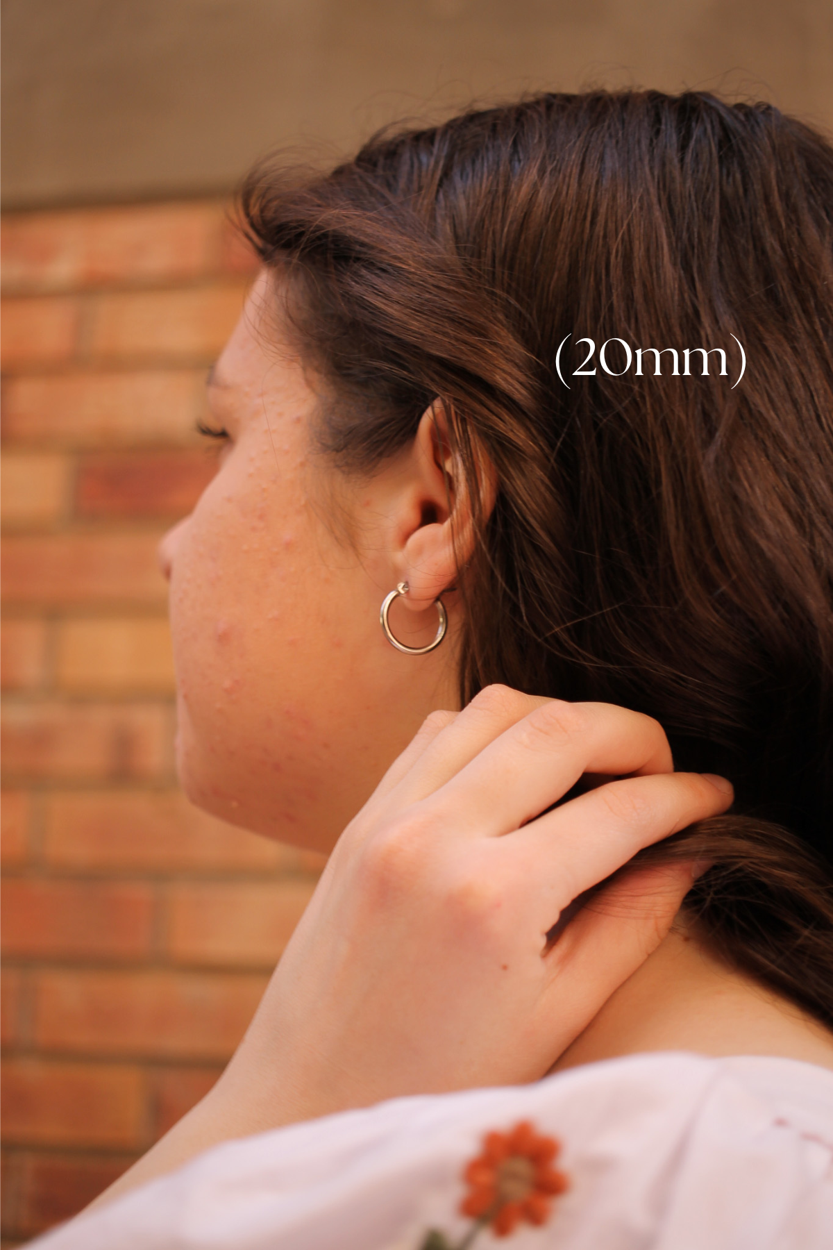 Silver Megan Hoop Earrings - 4 Size Options for Women | Perfect for Everyday Wear, Parties & Gifts