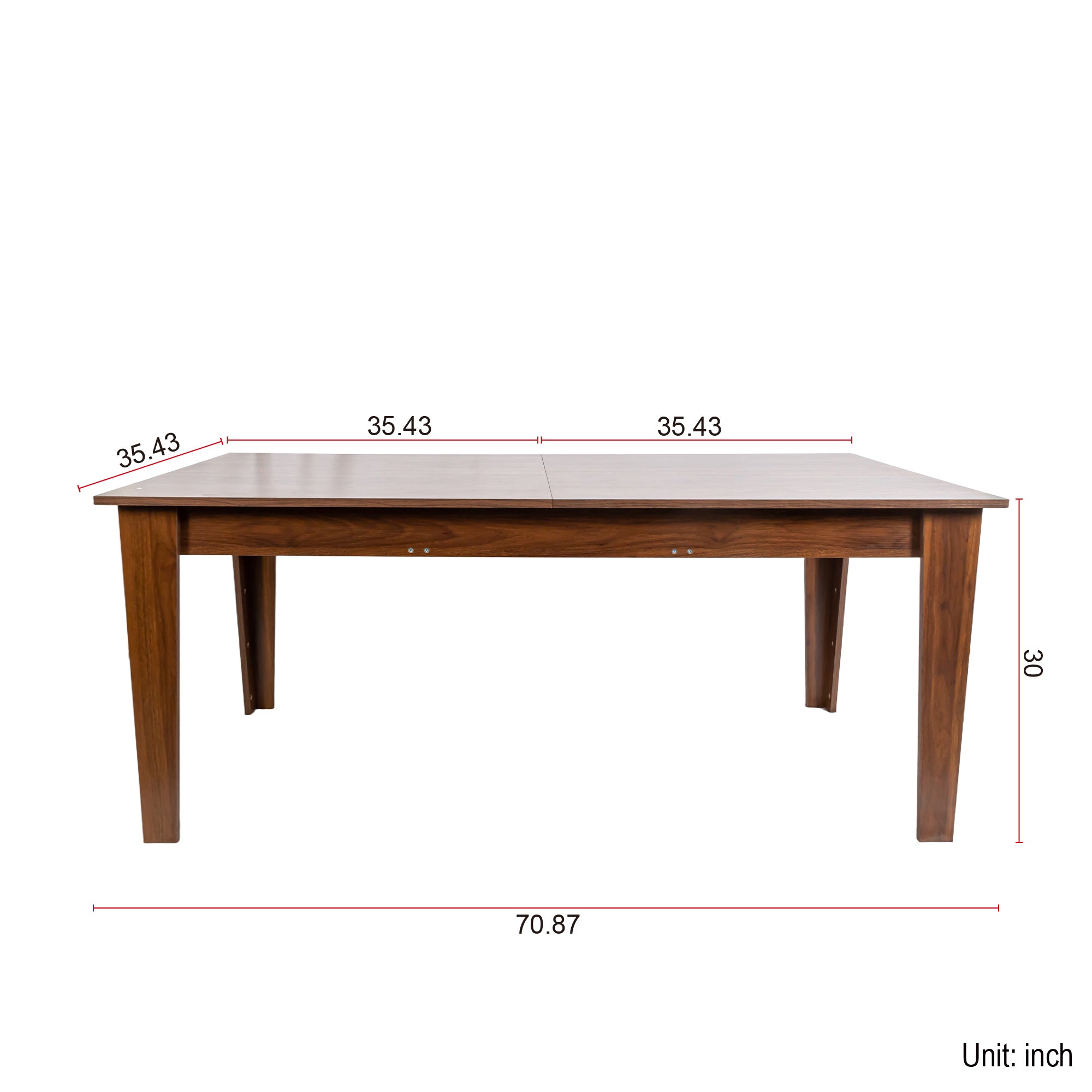 Extendable Dining Table 106.3 Inch - Large Kitchen Table for Family Gatherings, Dinner Parties & Everyday Meals | Solid Wood Expandable Table with Leaf | Perfect for Dining Room, Kitchen & Open Concept Spaces