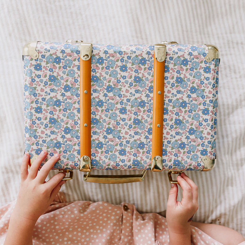 Alimrose Mini Vintage Case - Retro Style Small Travel Bag for Women, Perfect for Weekend Getaways & Daily Essentials