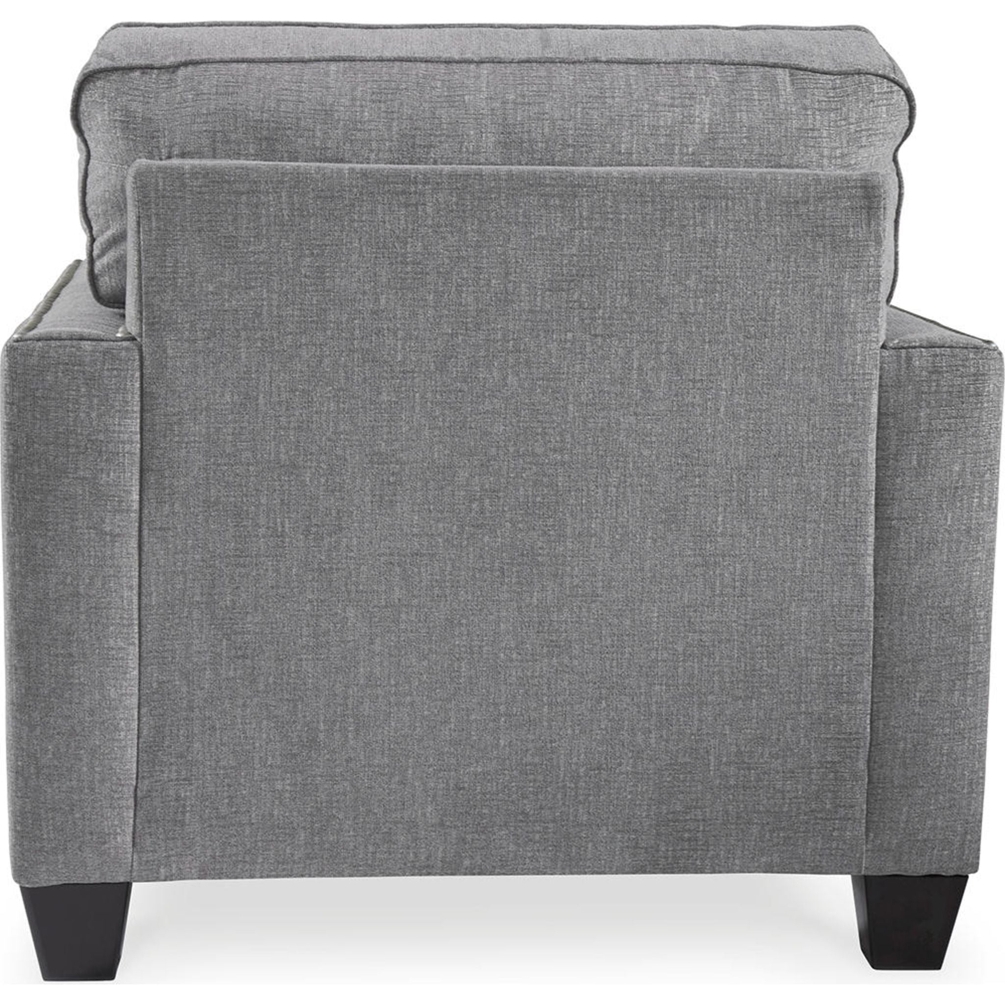 Barrali Chair - Modern Fog Gray Accent Chair for Living Room, Bedroom & Office - Comfortable Upholstered Lounge Chair with Sturdy Metal Legs - Perfect for Reading, Relaxing & Decorating Your Home