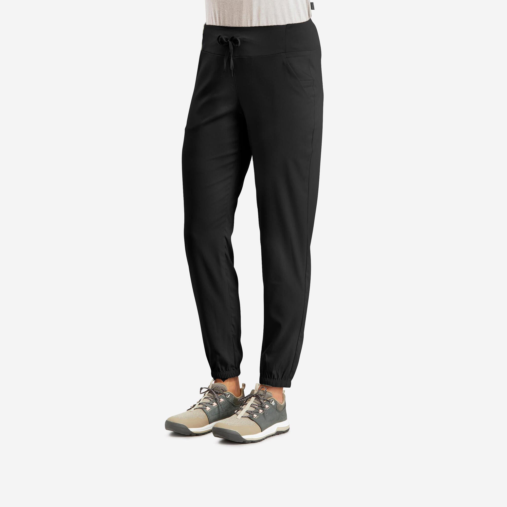 Quechua Women's NH100 Hiking Pants - Lightweight, Water-Resistant Outdoor Trekking Trousers for Hiking, Camping & Travel Adventures