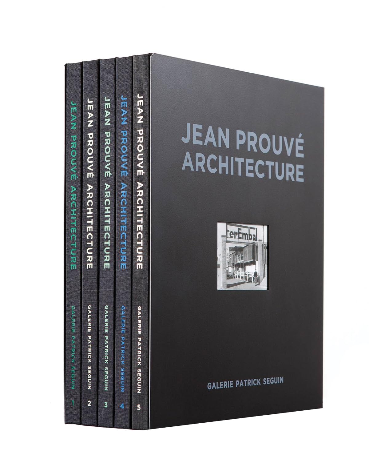 Jean Prouvé: 5 Volume Box Set - Architecture & Design Book Collection - Perfect for Design Enthusiasts, Architects, and Collectors - Ideal for Home Libraries, Office Decor, and Gift Giving