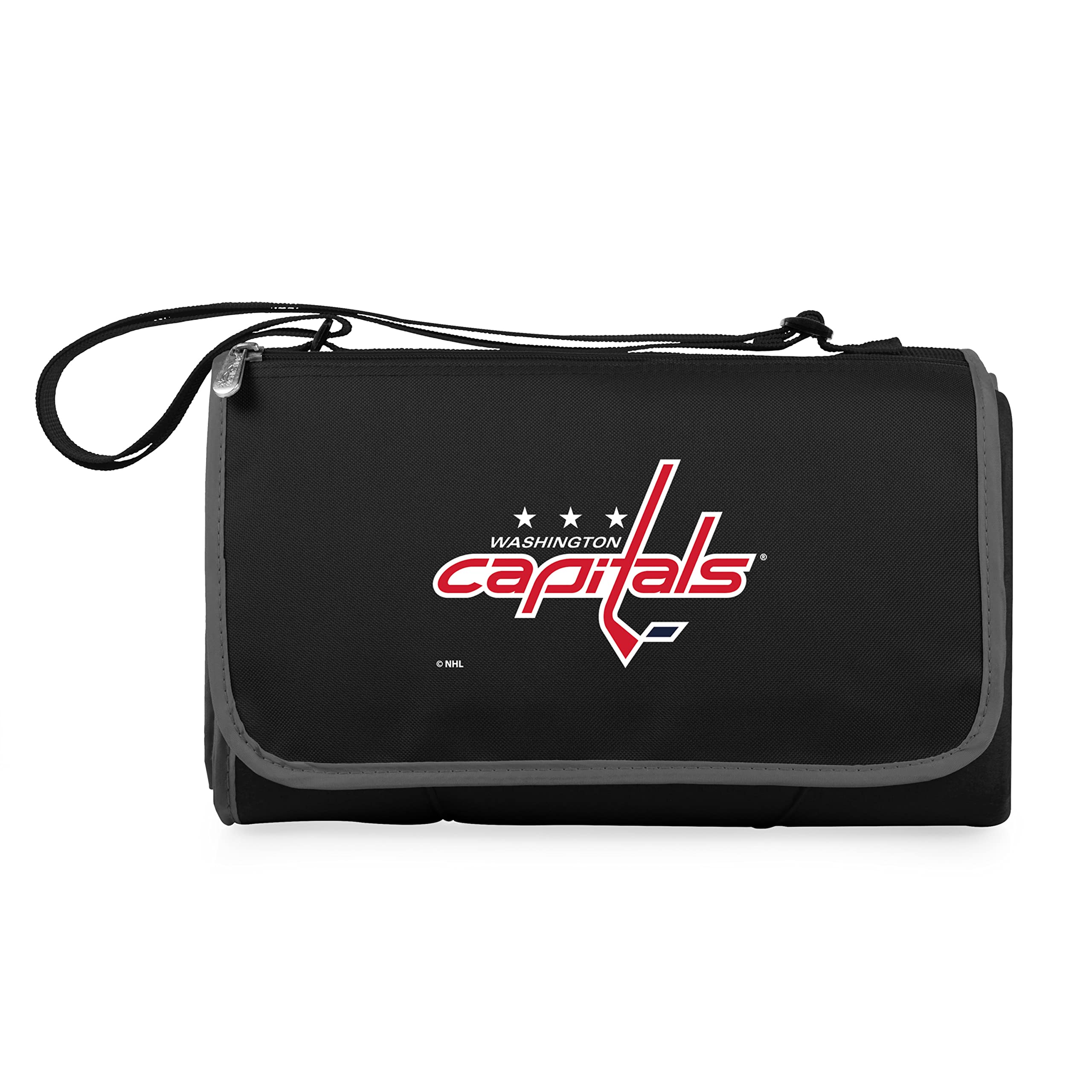PICNIC TIME NHL Blanket Tote - Waterproof Outdoor Picnic Blanket for Beach, Camping, Park, Concerts - Portable & Lightweight for Sports Events, Tailgating, and Outdoor Activities