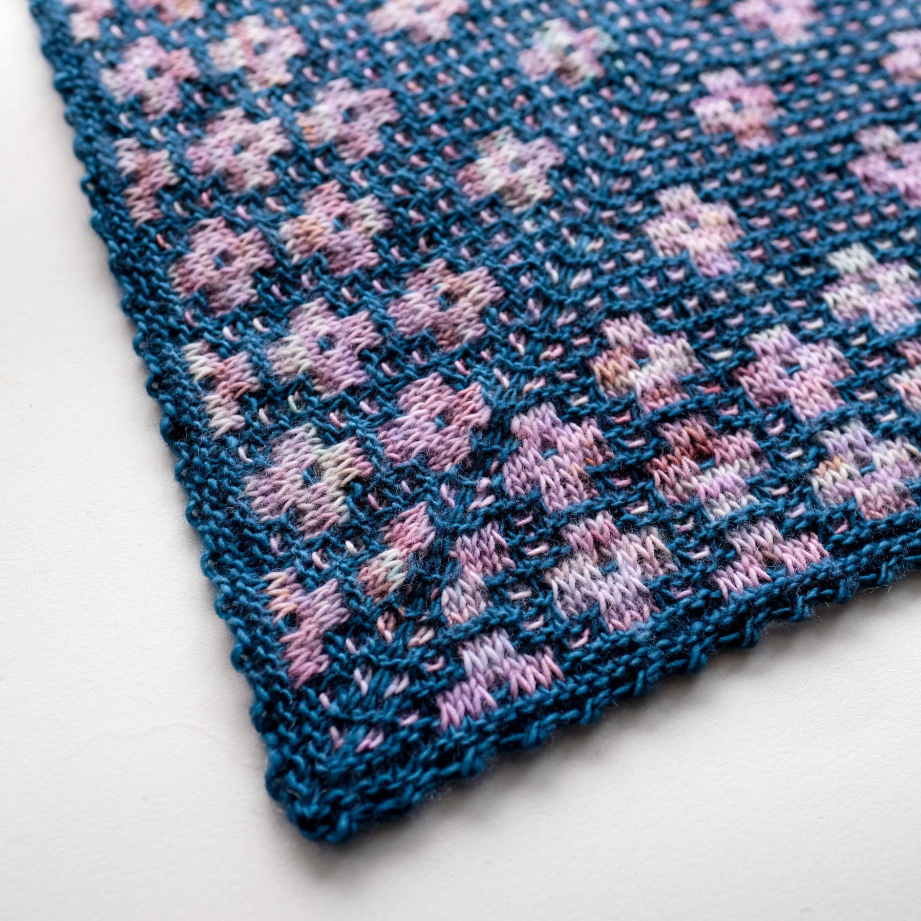 La Bien Aimée x Amy Christoffers Pressed Flowers Shawl Bundle - Handmade Knitting Shawl Kit with Floral Design - Perfect for Knitting Enthusiasts & DIY Gift Giving