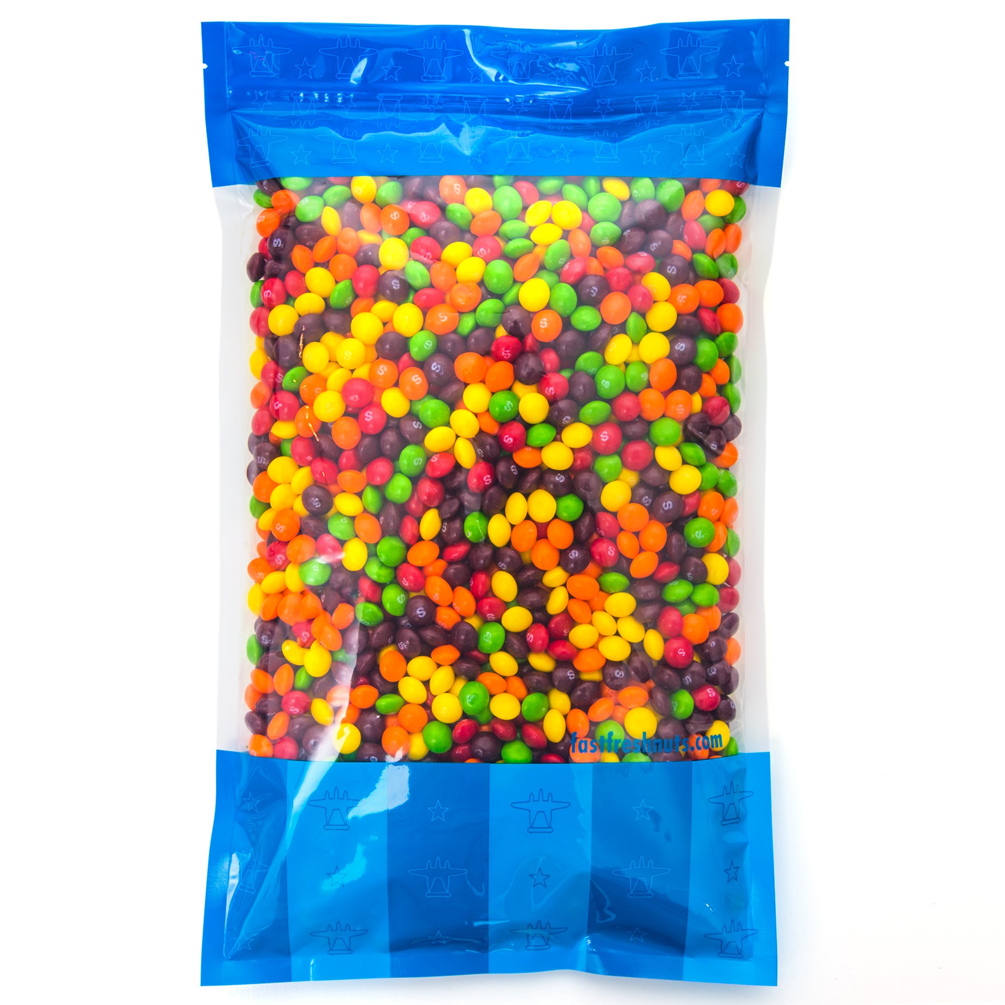 Bomber Brands Skittles Bulk Candy - 8 lb Resealable Bomber® Bag | Fresh & Tasty Treats for Office Candy Bowls, Vending Machine Refill, Holidays & Parties | Wholesale Size Candy for Halloween, Christmas & Birthday Celebrations