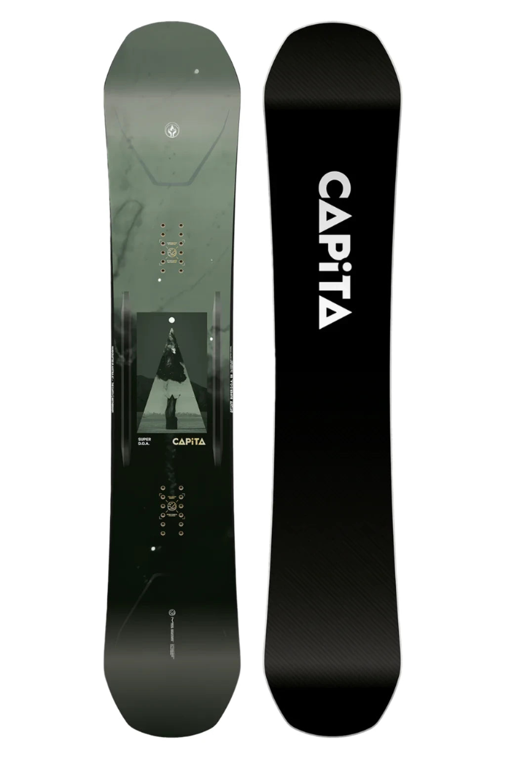 CAPiTA Super D.O.A Snowboard 2025 - All-Mountain Freestyle Snowboard for Men & Women | Perfect for Park, Powder & Backcountry Riding