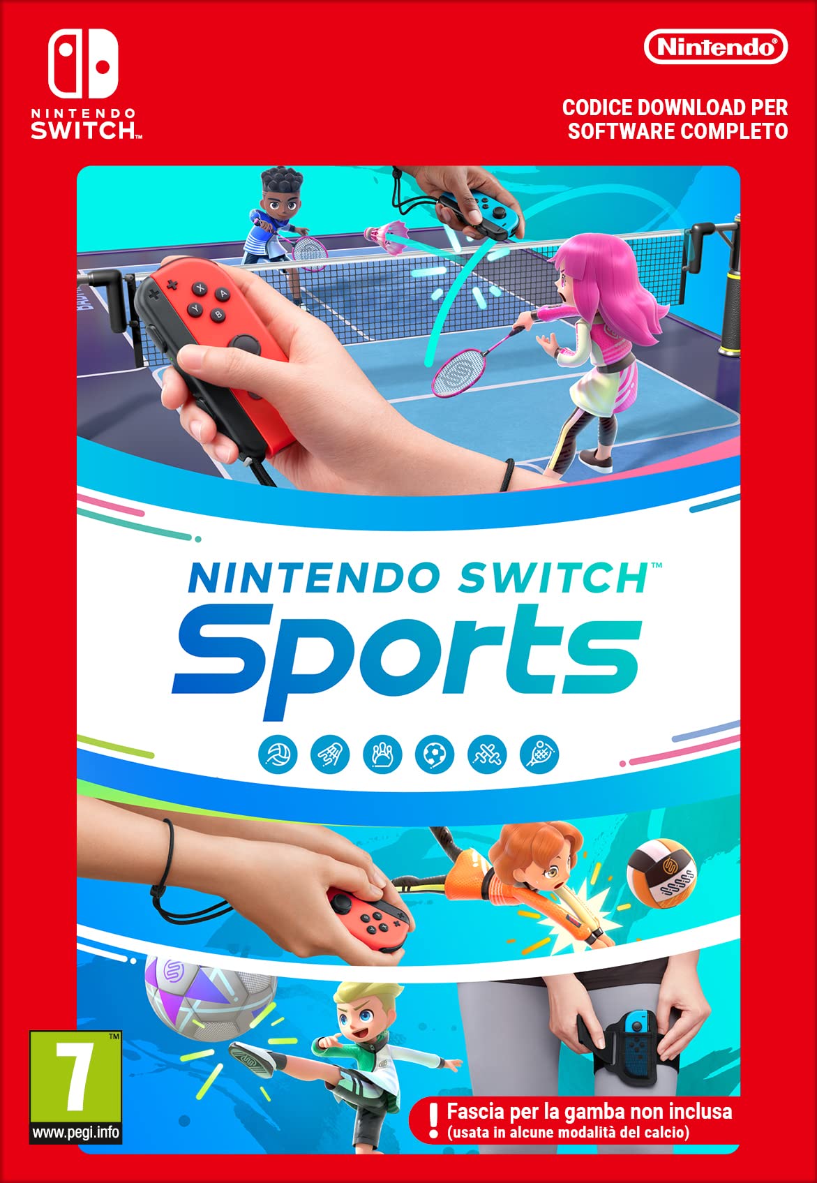Nintendo Switch Sports - Standard Edition | Digital Download Code for Nintendo Switch | Fun Multiplayer Games for Family & Friends