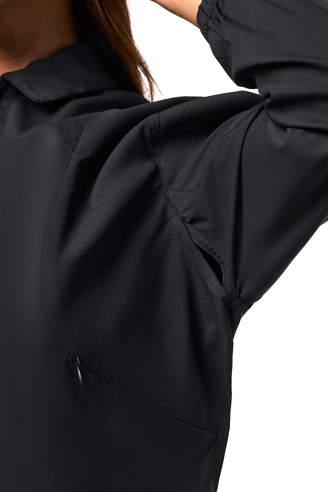Women's Lightweight Waterproof Windbreaker Jacket for Travel & Outdoor Activities | Black | Perfect for Hiking, Running & Casual Wear