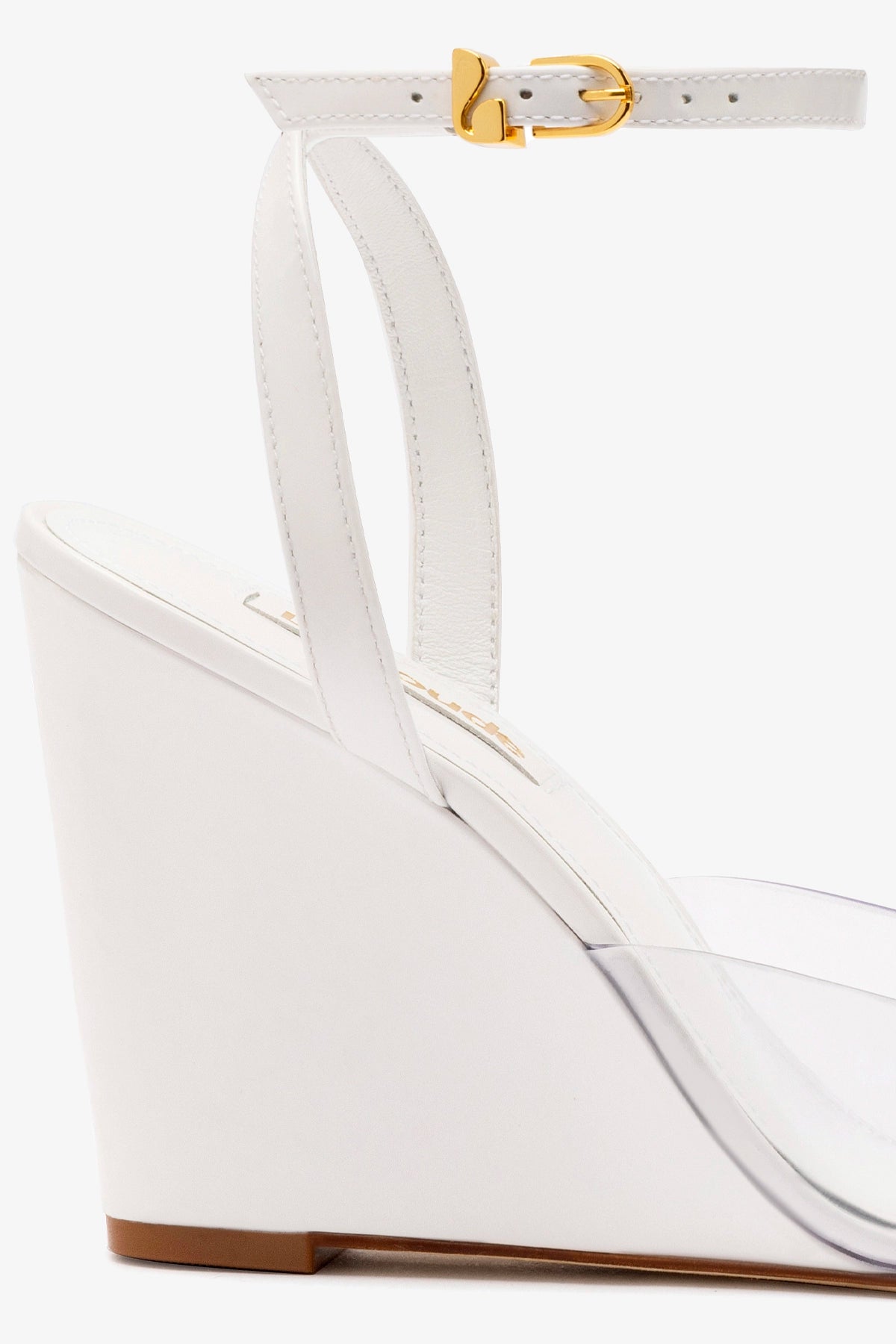 White Leather & Vinyl Kim Wedge Pump - Comfortable Women's Dress Shoes for Office, Party & Wedding | Stylish Heels for Work, Evening Events & Special Occasions