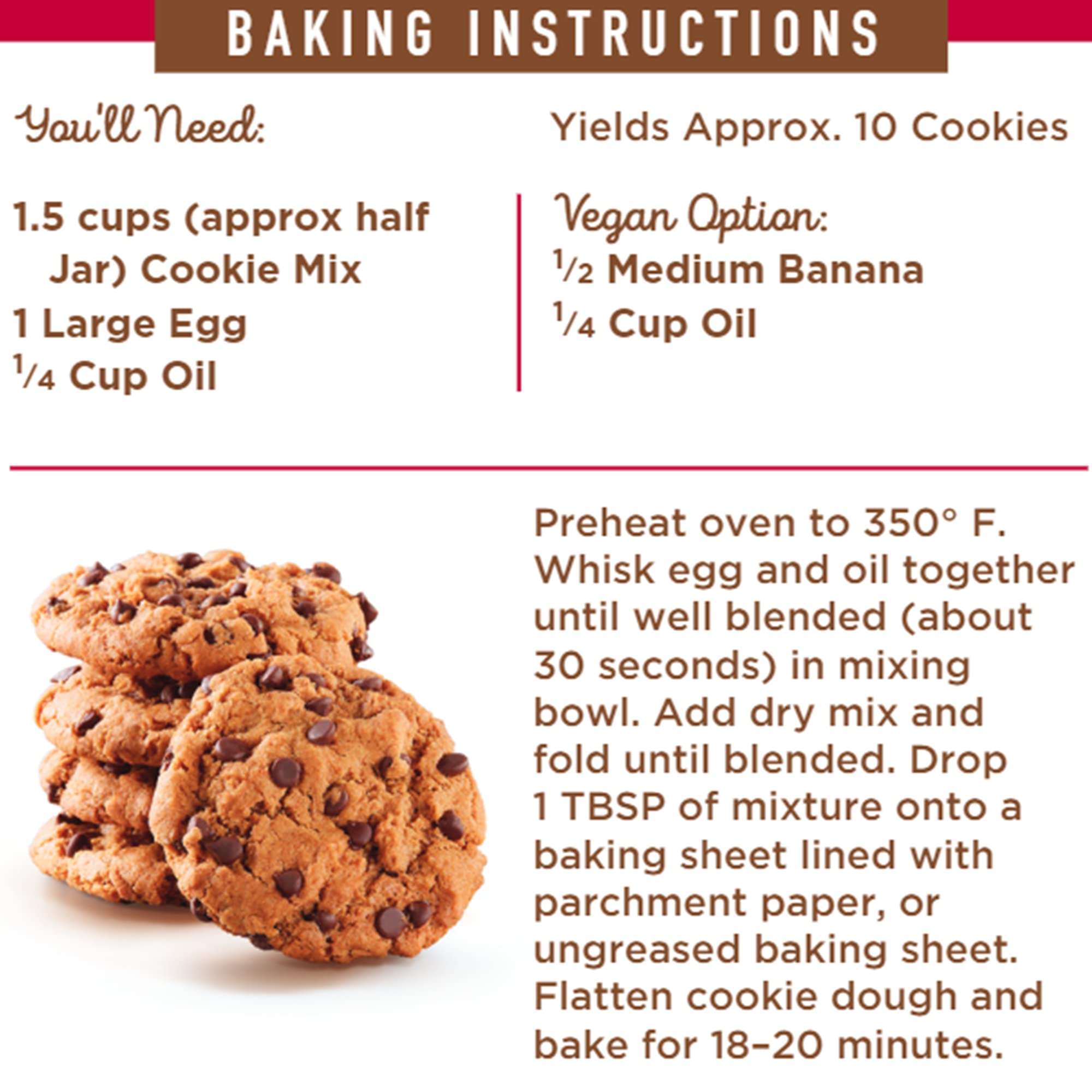 PB2 Pantry Chocolate Chip Cookie & Brownie Mix - Gluten Free, Non-GMO, Vegan, 4g Protein Per Cookie (2 Jars, 16 Oz Each) - Perfect for Healthy Baking, Snacks & Desserts