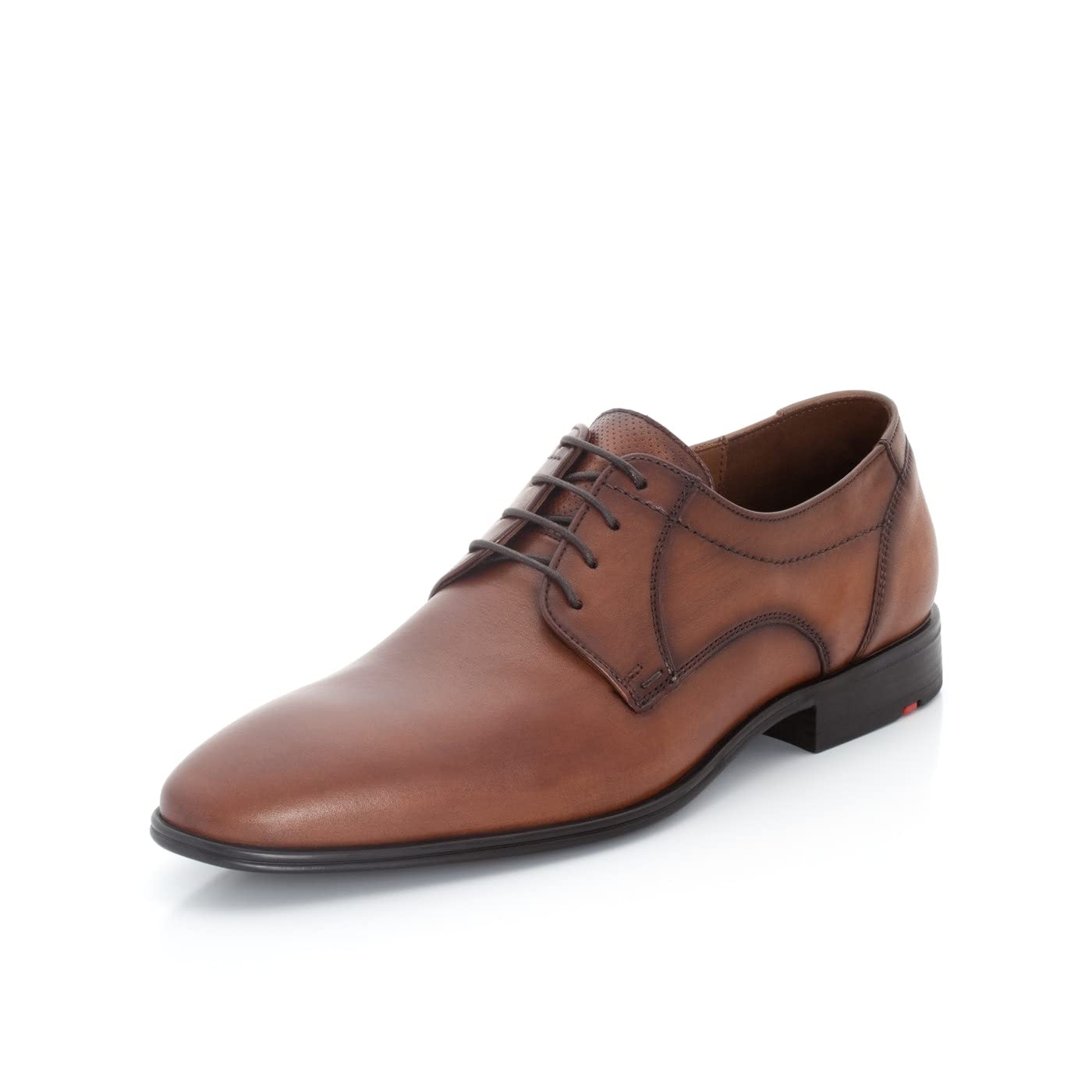 Lloyd Osmond Men's Cognac Derby & Brogue Dress Shoes Size 11.5 - Classic Oxford Style Formal Footwear for Business, Office & Wedding Events