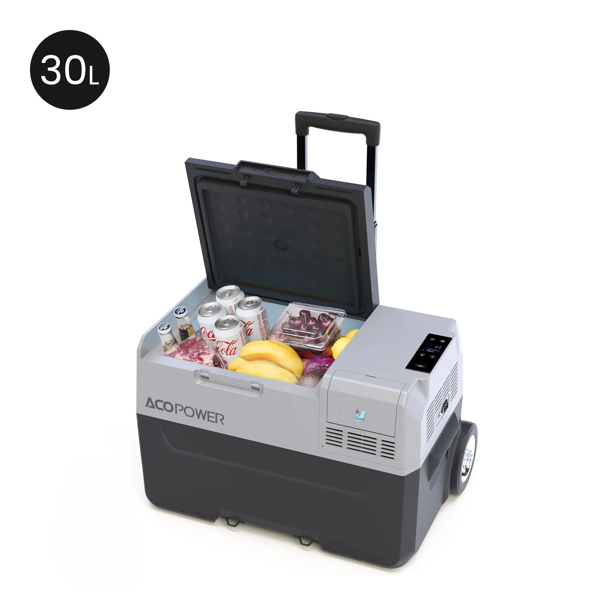 ACOPOWER LiONCooler Pro Portable Solar Fridge Freezer - 12V/24V Car & Off-Grid Refrigerator for Camping, RV, Road Trips & Outdoor Adventures