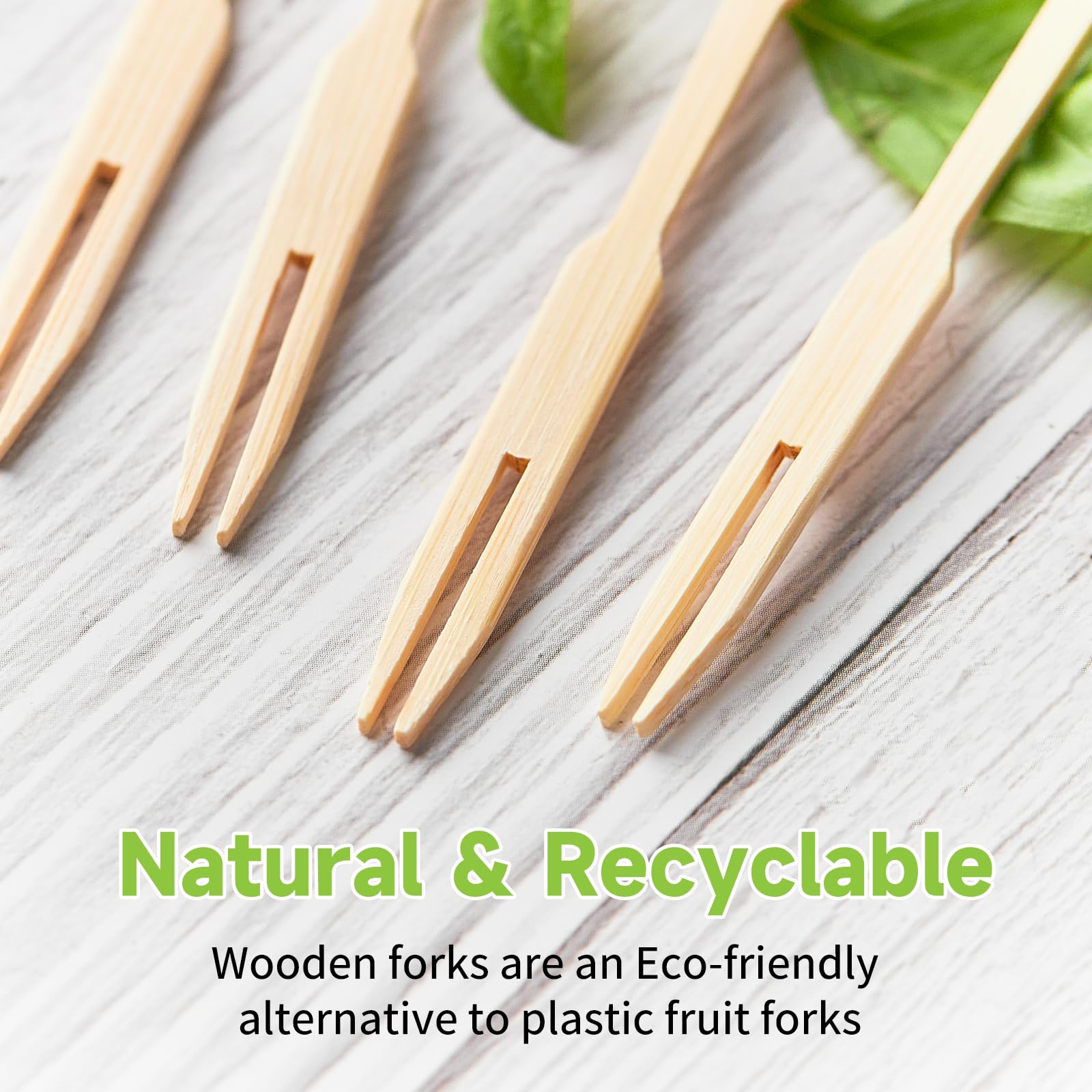 Ohumirt 320 PCS Mini Appetizer Forks - 3.5 Inch Disposable Cocktail Forks & Party Toothpicks for Fruit, Charcuterie, Cheese Platters, Weddings & Catering Events - Perfect for Hors d'Oeuvres, Appetizers & Finger Foods
