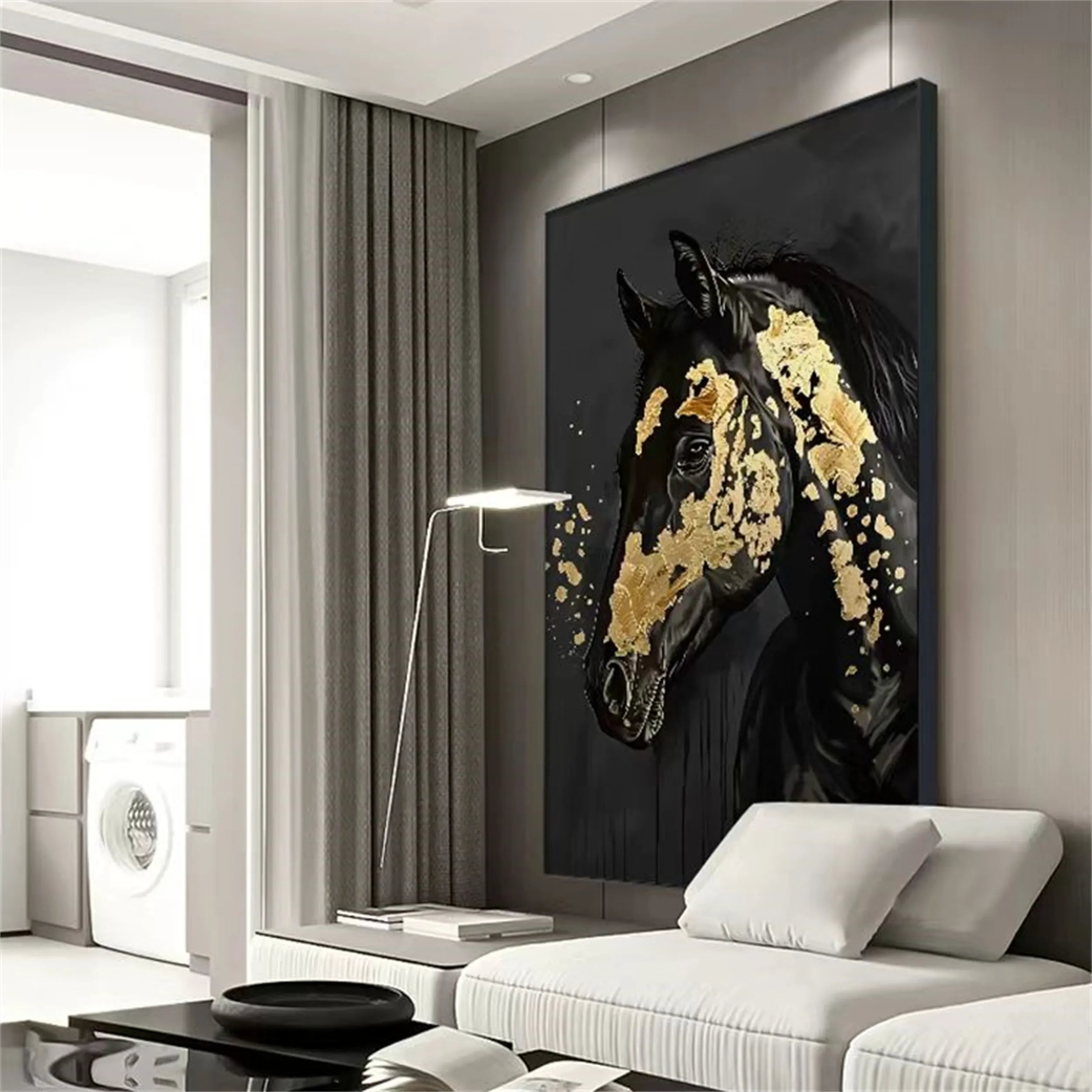 Animal Art Painting #AP038 - Handmade Canvas Wall Decor for Living Room, Bedroom & Office - Perfect Gift for Pet Lovers & Home Decor