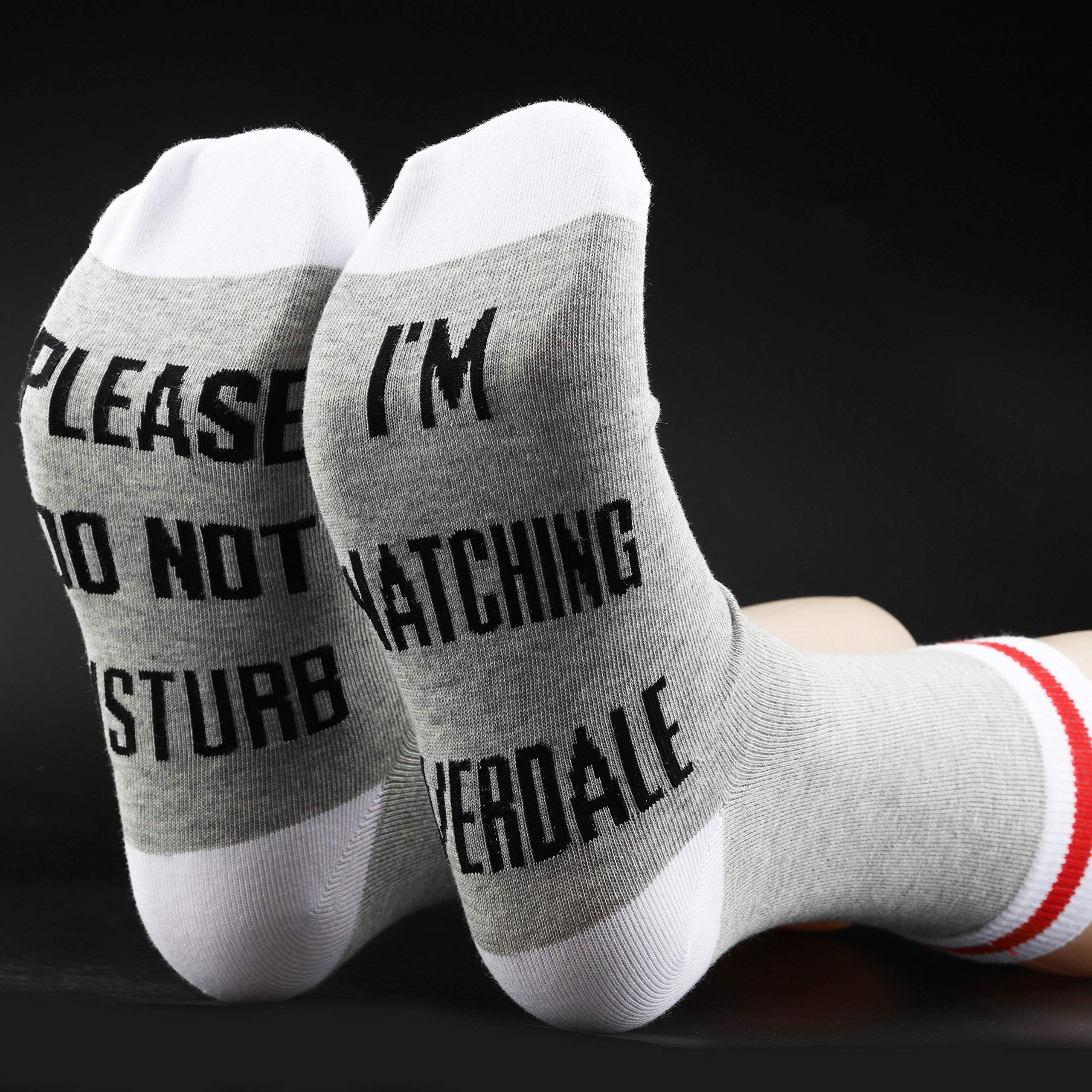 GJTIM 2 Pairs TV Show Inspired Novelty Socks - Perfect Gift for TV Lovers - Great for Cosplay, Themed Parties & Lounge Wear