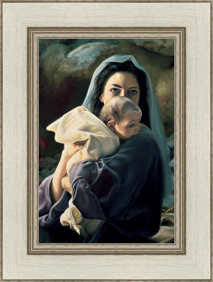 Be It Unto Me Religious Painting by Liz Lemon Swindle - Inspirational Christian Art for Home, Church & Office Decor