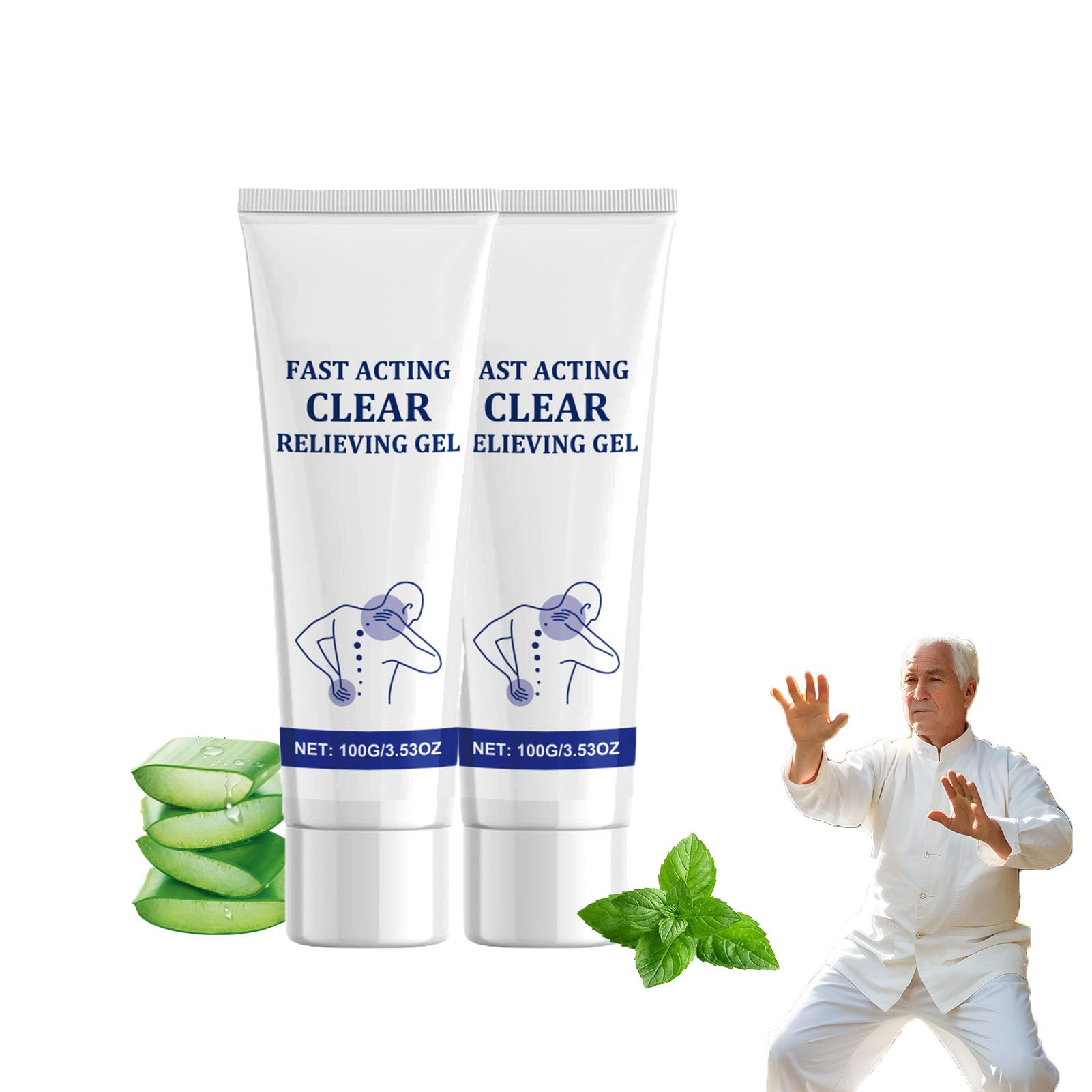 Soothing Cooling Gel for Muscle Relief - Sports Recovery & Body Care Lotion - Relieves Muscle Tension & Soreness - Perfect for Post-Workout, Yoga, and Daily Relaxation