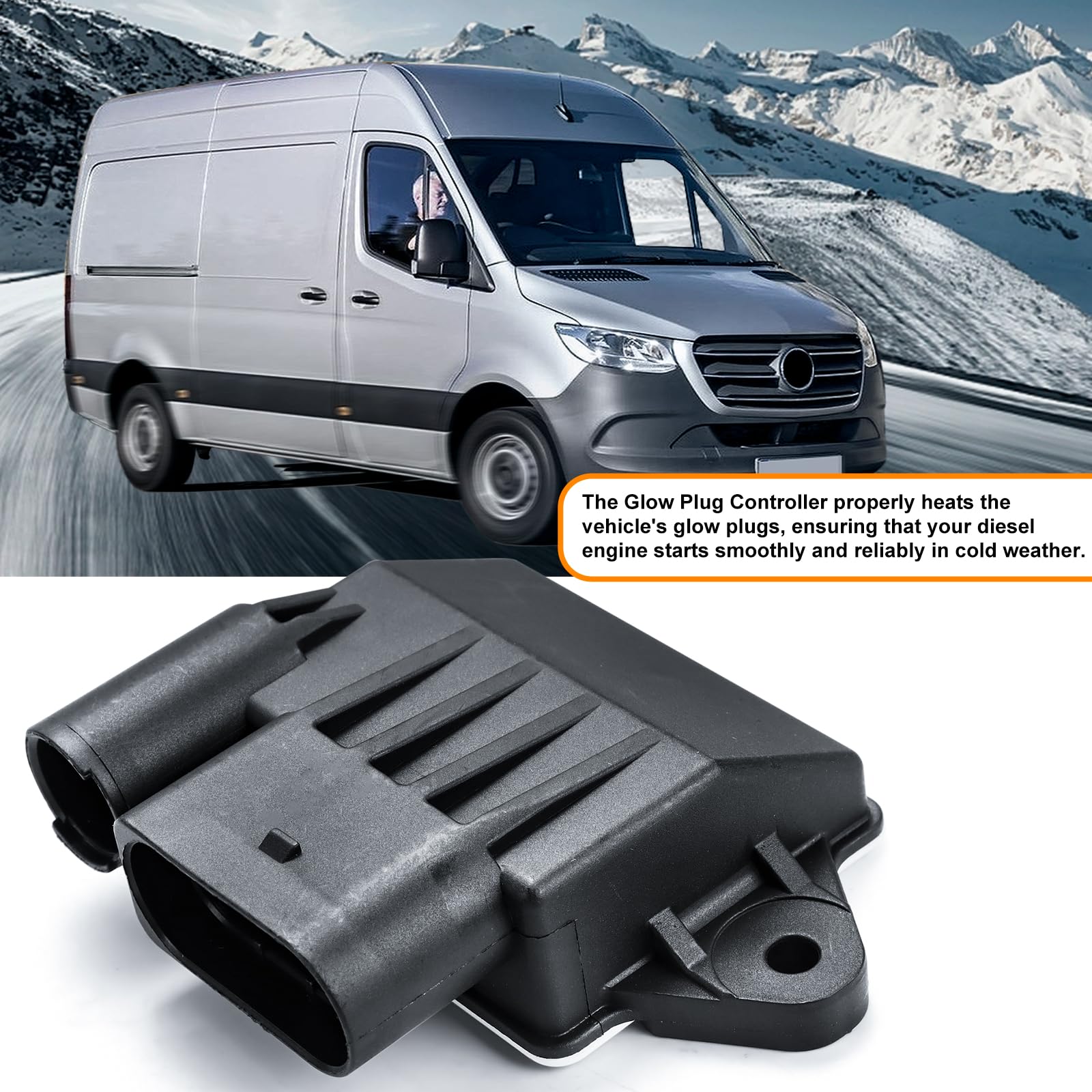 6429005801 Diesel Glow Plug Controller Relay Module - Compatible with Mercedes Sprinter 2500/3500, E320, GL320, ML320, R320 - Replacement for GSE114 - Ideal for Cold Weather Engine Starts & Diesel Performance Maintenance