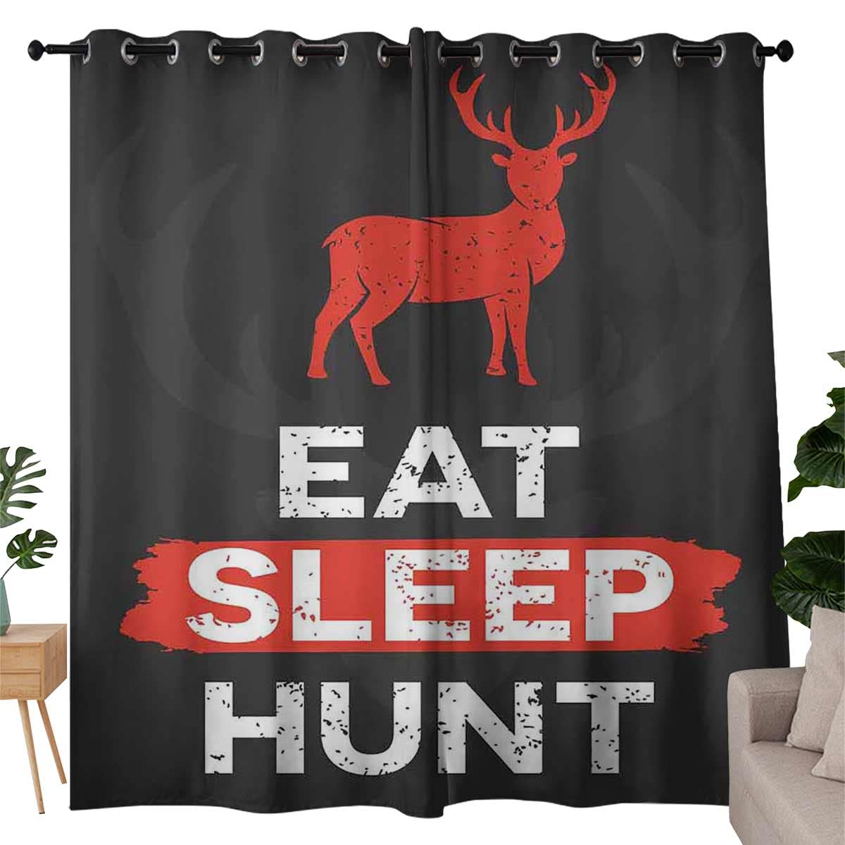 Extra Long Blackout Curtains for Living Room - 72