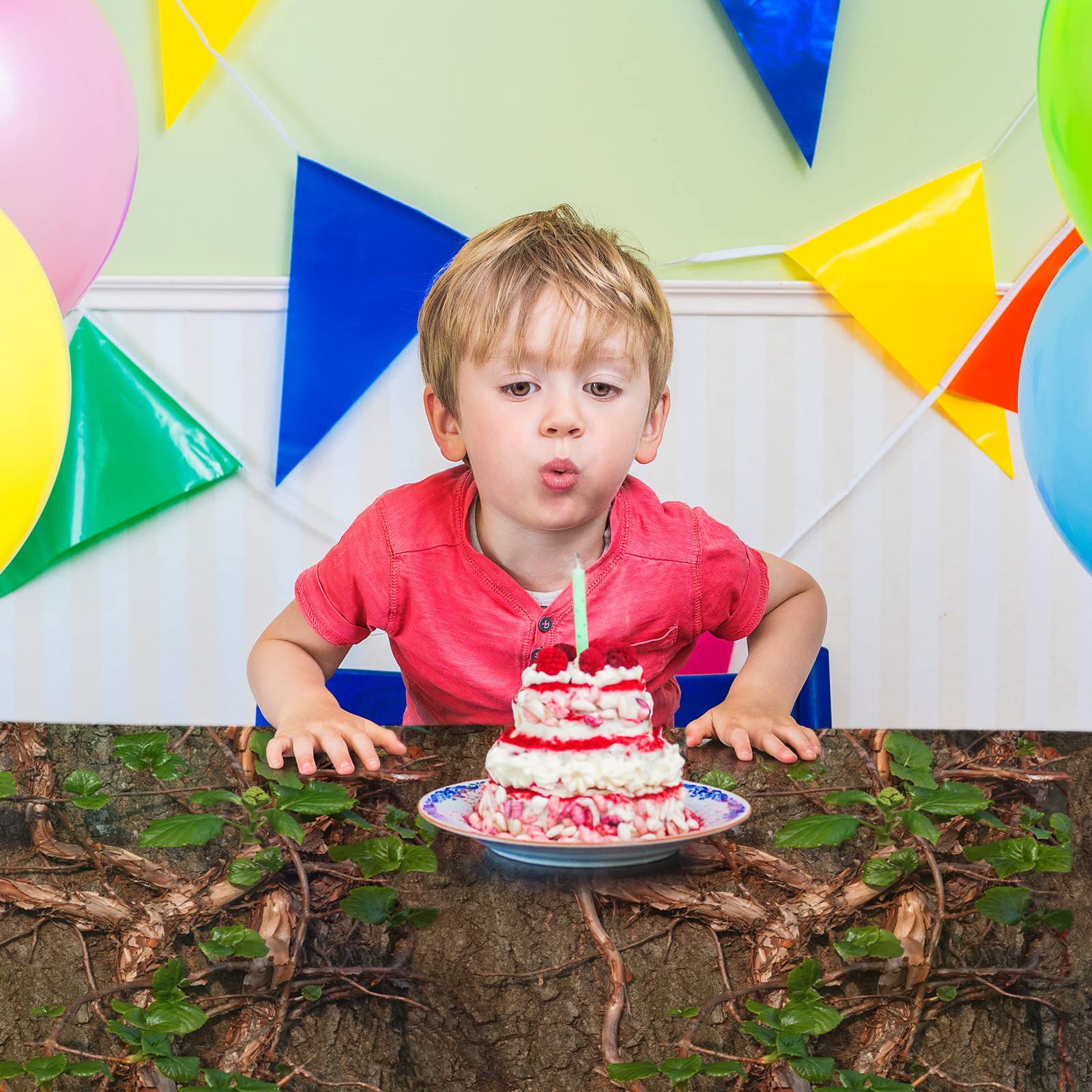 Camo Hunting Tablecloths - 3-Piece Plastic Camouflage Table Covers for Birthday Parties, Baby Showers & Outdoor Events - Durable Decorations for Hunting Theme Parties & Camping Gatherings