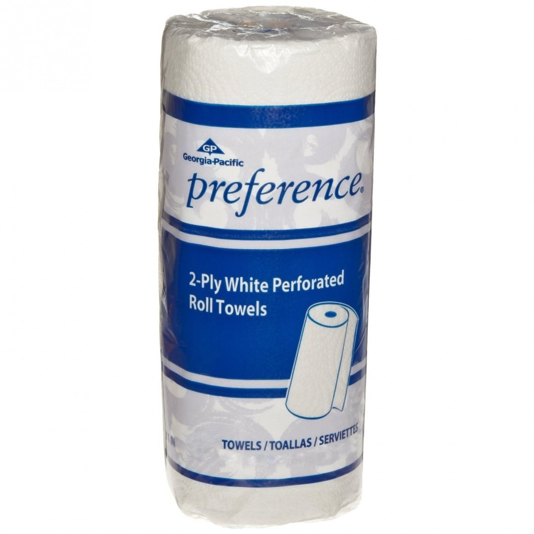 Georgia-Pacific 27300 White Perforated Paper Towels, 8.8