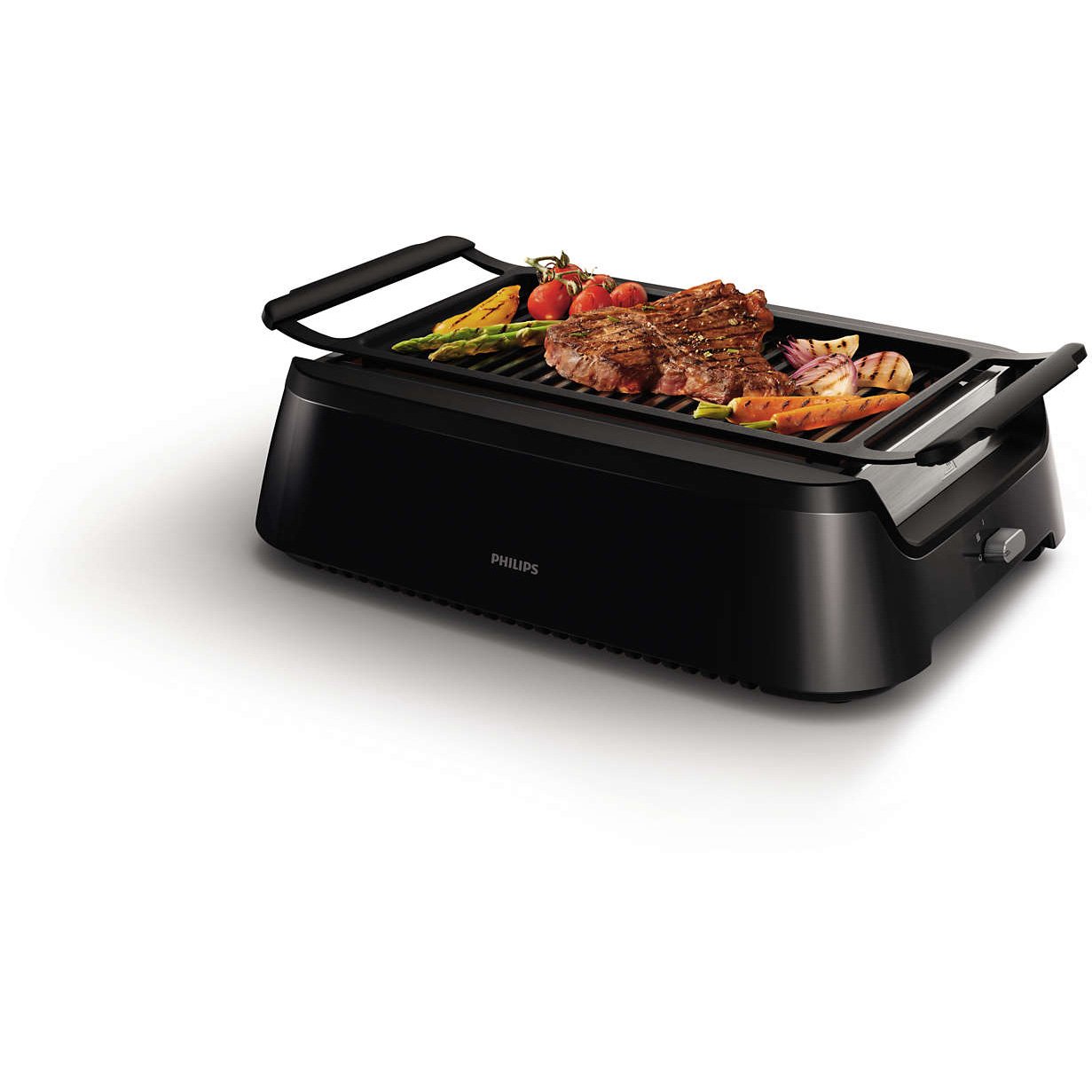 PHILIPS Avance Collection Indoor Grill HD6371 - Certified Refurbished with Manufacturer Warranty | Perfect for Healthy Cooking & Grilling at Home