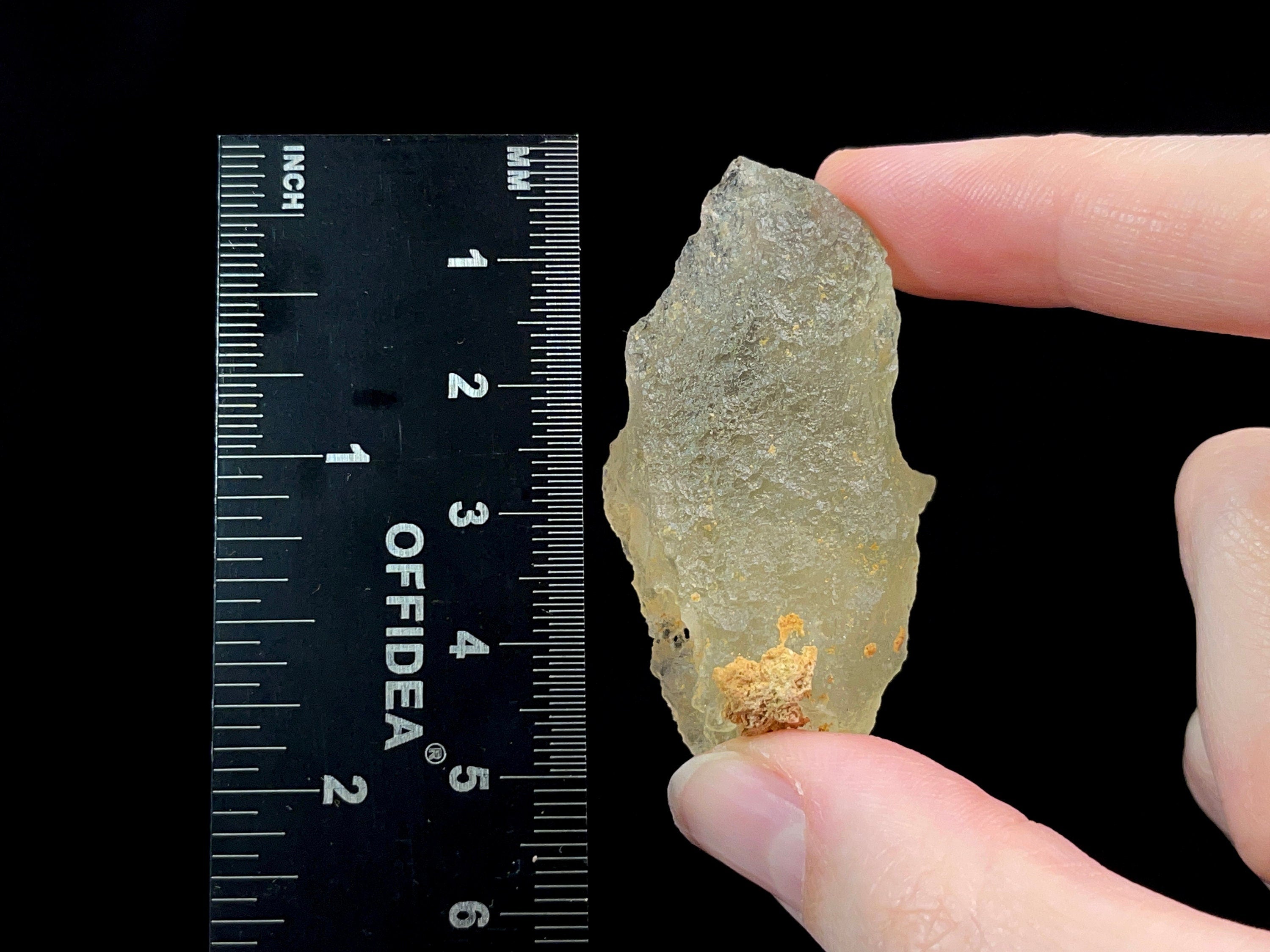 Libyan Desert Glass Raw Crystal - Rare 2A Grade 20.8g Natural Metaphysical Healing Stone | Chakra Balancing, Meditation, Jewelry Making, Energy Work & Spiritual Healing