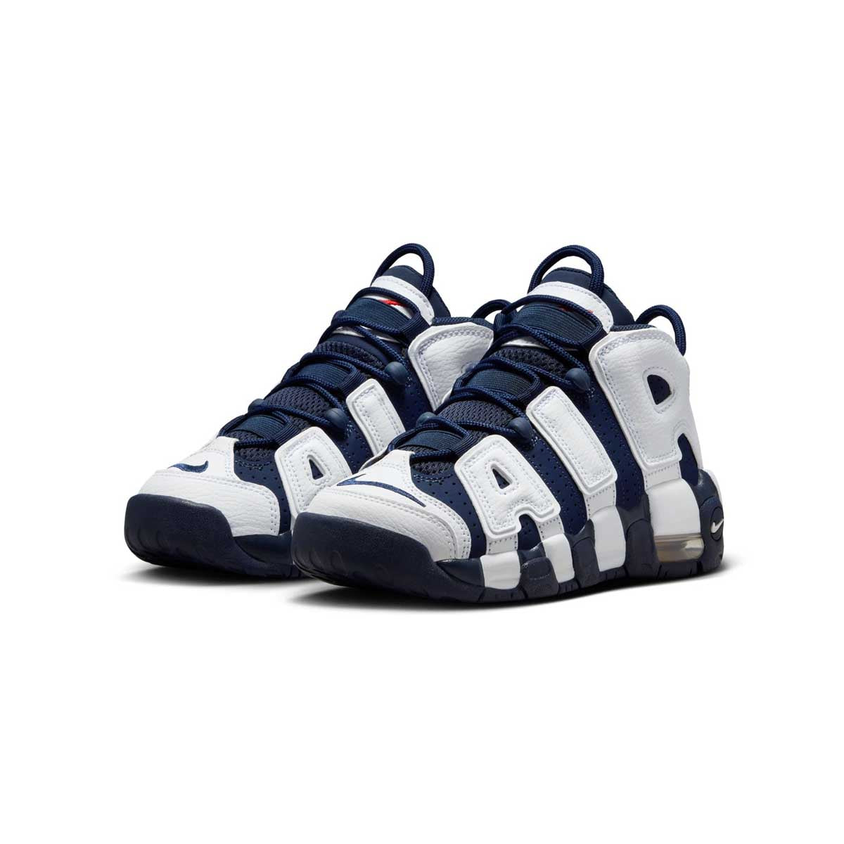 Nike Kids Air More Uptempo 'Midnight Navy' Basketball Shoes - Comfortable Sneakers for Boys & Girls - Perfect for School, Sports & Casual Wear