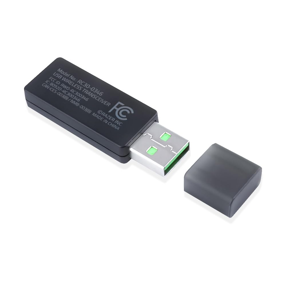 Razer Kraken V3 Pro HyperSense Gaming Headset USB Dongle Receiver Adapter - Wireless Audio Replacement Part for PC, PS5, Xbox - Perfect for Gaming, Streaming & Virtual Meetings