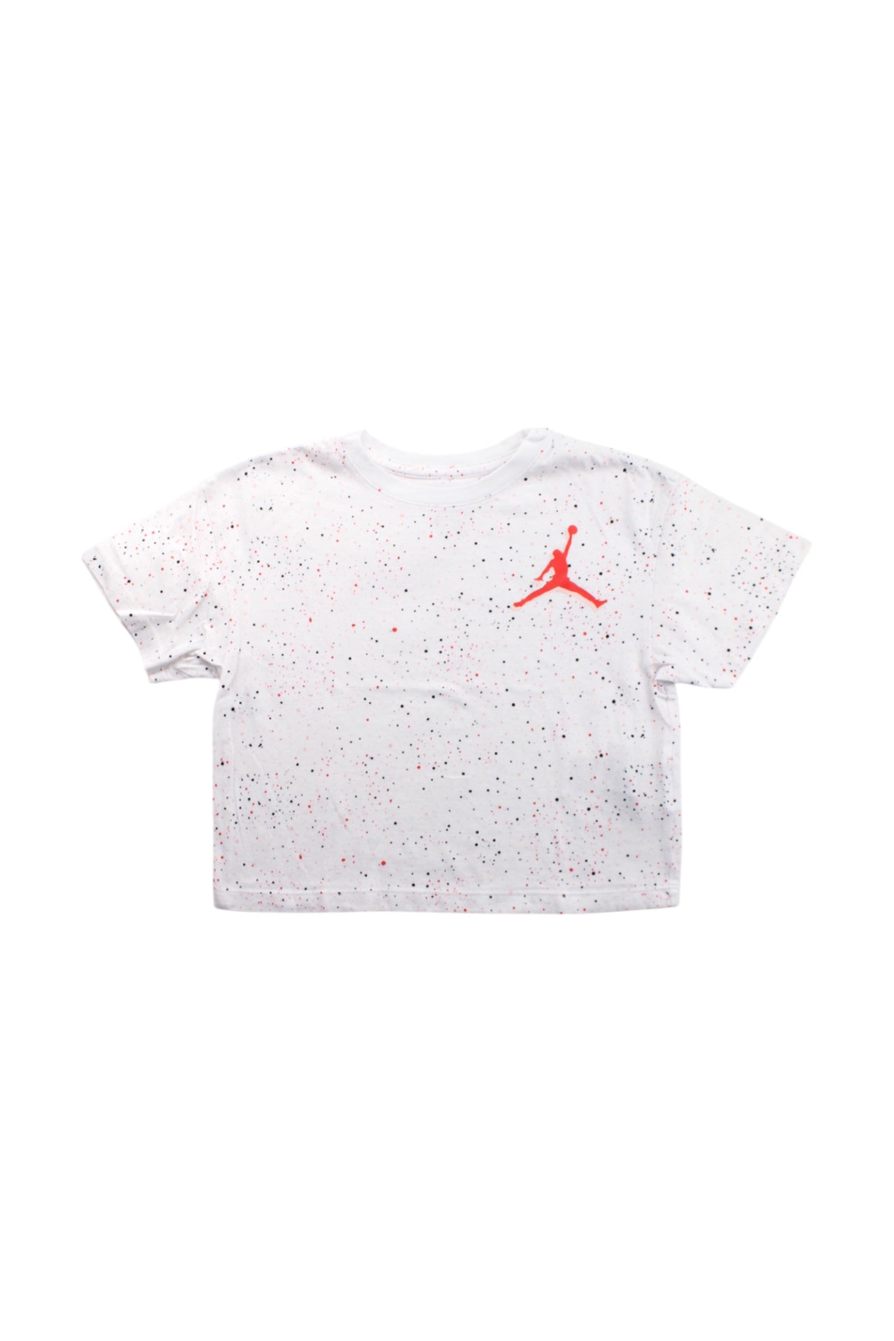 Air Jordan Speckled Graphic T-Shirt for Boys Size 8-10 Years | Cool Basketball Tee for Kids Sports & Casual Wear