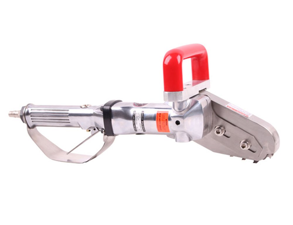 CGOLDENWALL QF-250 Pneumatic Cardboard Stripper Machine - Double Rows Single Tip Edge Cutter for Carton Box Waste Trimming (Ideal for Packaging, Shipping & Recycling Operations)