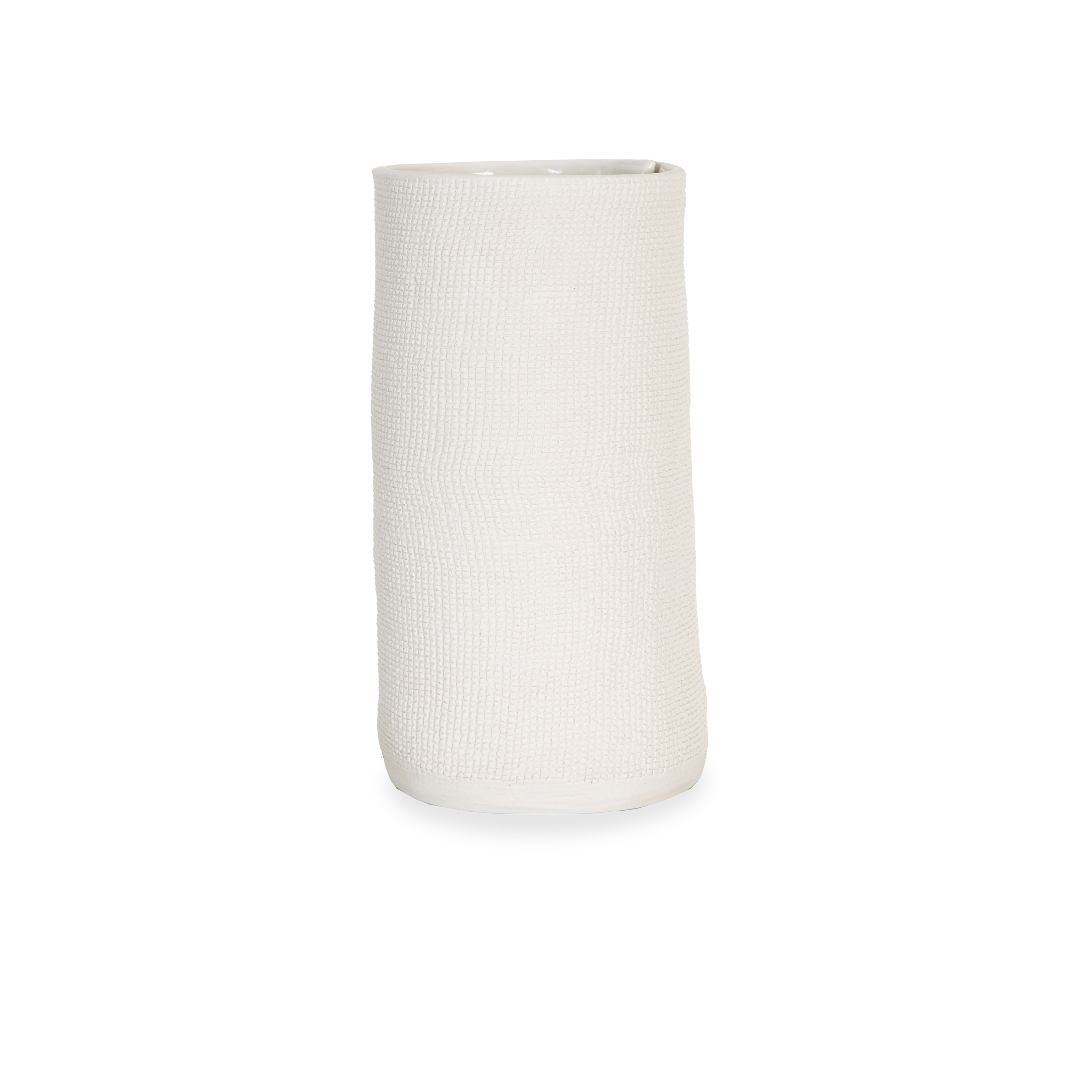 Natural Burlap Cylinder Vase - Rustic Home Decor for Farmhouse, Wedding Centerpieces & DIY Floral Arrangements