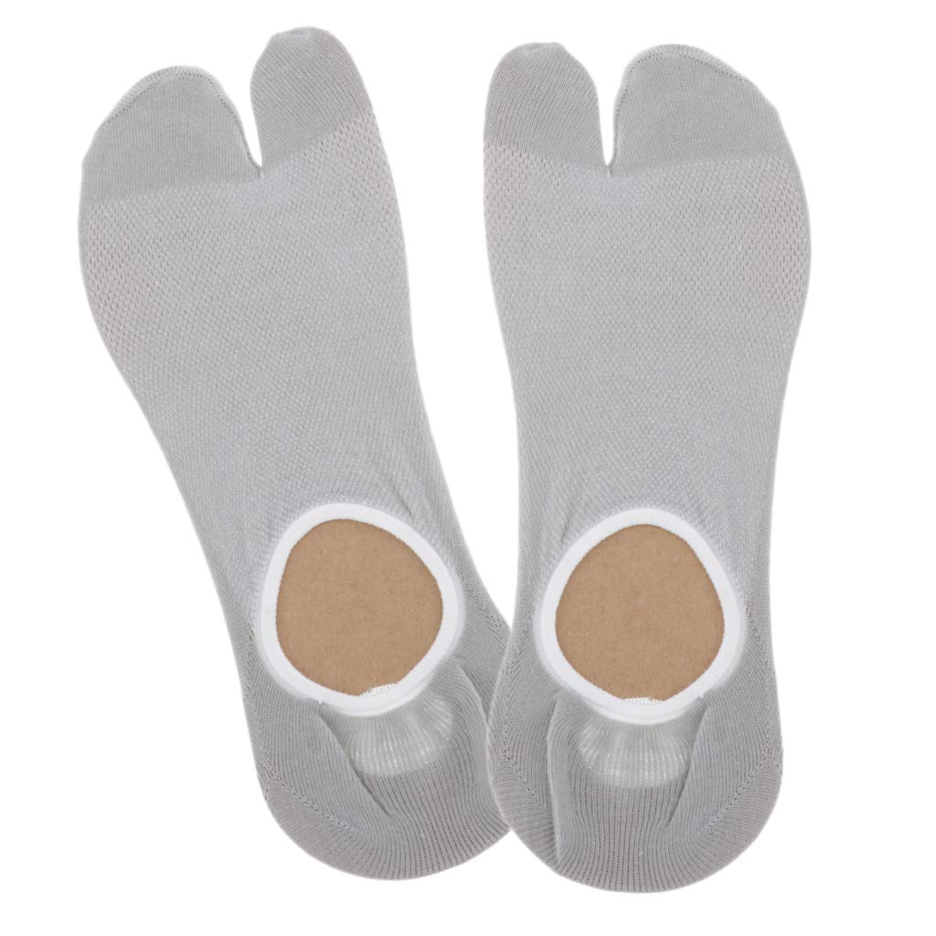 4 Colors Men's Toe Separator Socks - Breathable Japanese Tabi Socks for Yoga, Running & Home Comfort