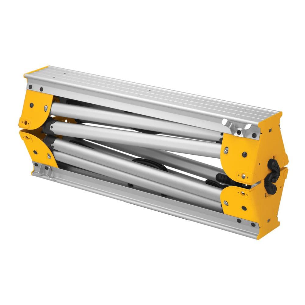DEWALT Heavy Duty Miter Saw Stand (DWX725) - Silver | Portable Workbench for Woodworking, Construction & DIY Projects