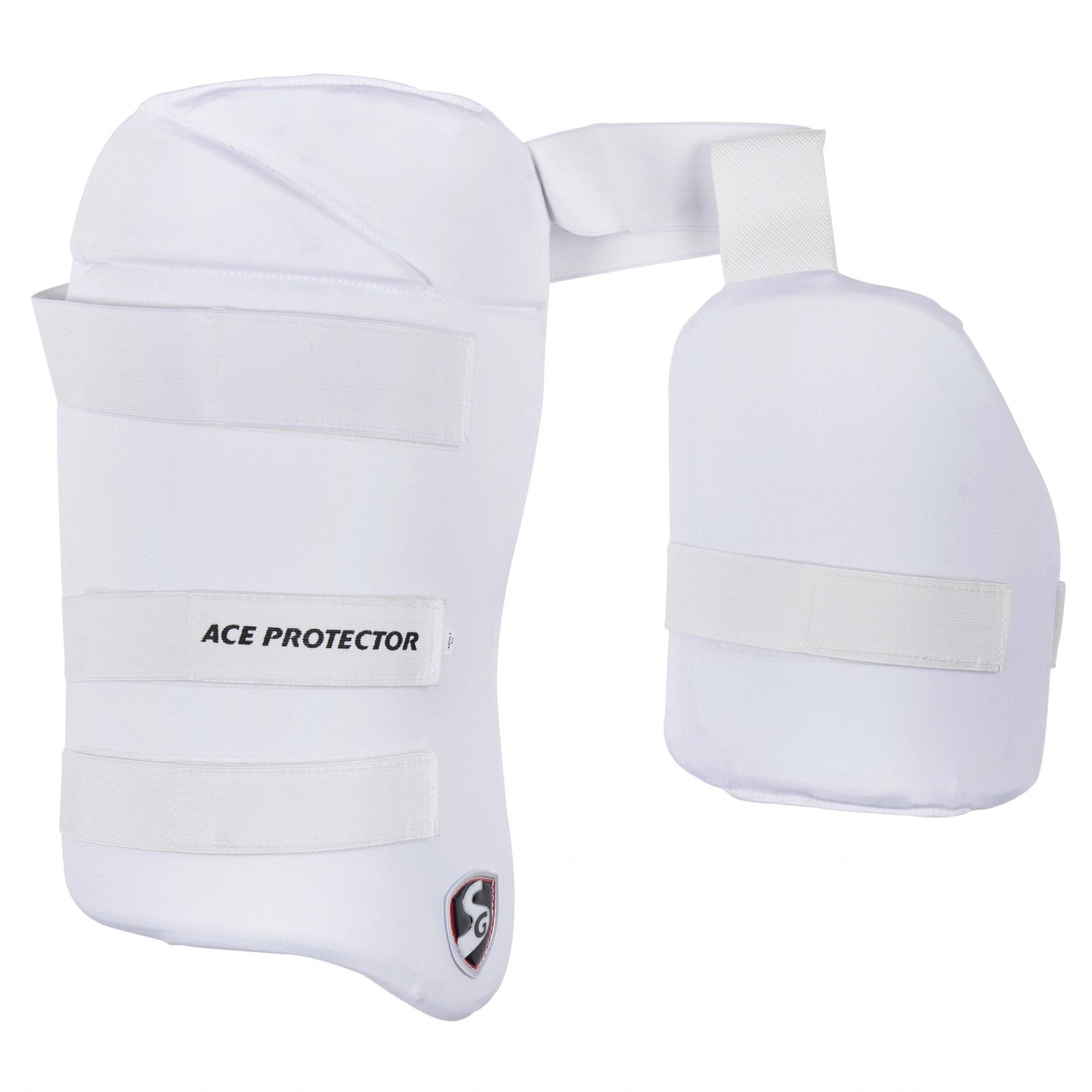 SG Combo Ace Protector Cricket Batting Thigh Pad - Premium Leg Guard for Cricket Players - Perfect for Practice & Matches