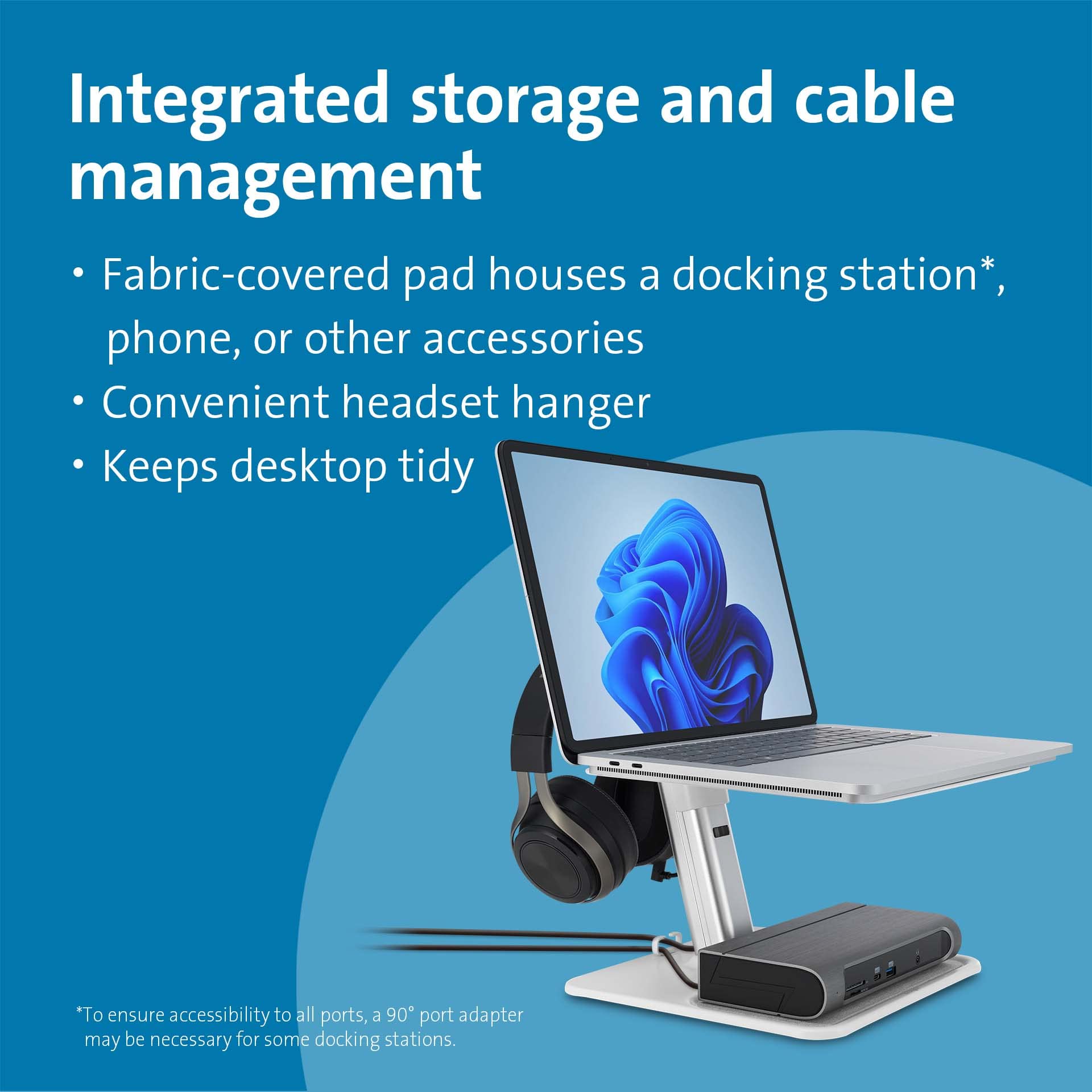 Kensington SmartView Aluminum Laptop Stand - Ergonomic 16