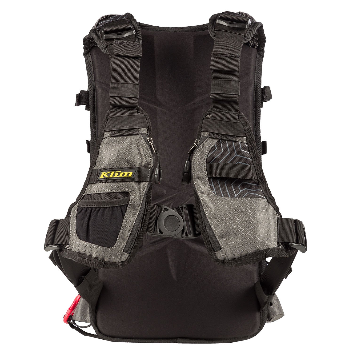 KLIM Nac Pak Technical Backpack - 3L Hydration Pack with Shape Shift Technology (Gray) - Perfect for Hiking, Cycling & Outdoor Adventures